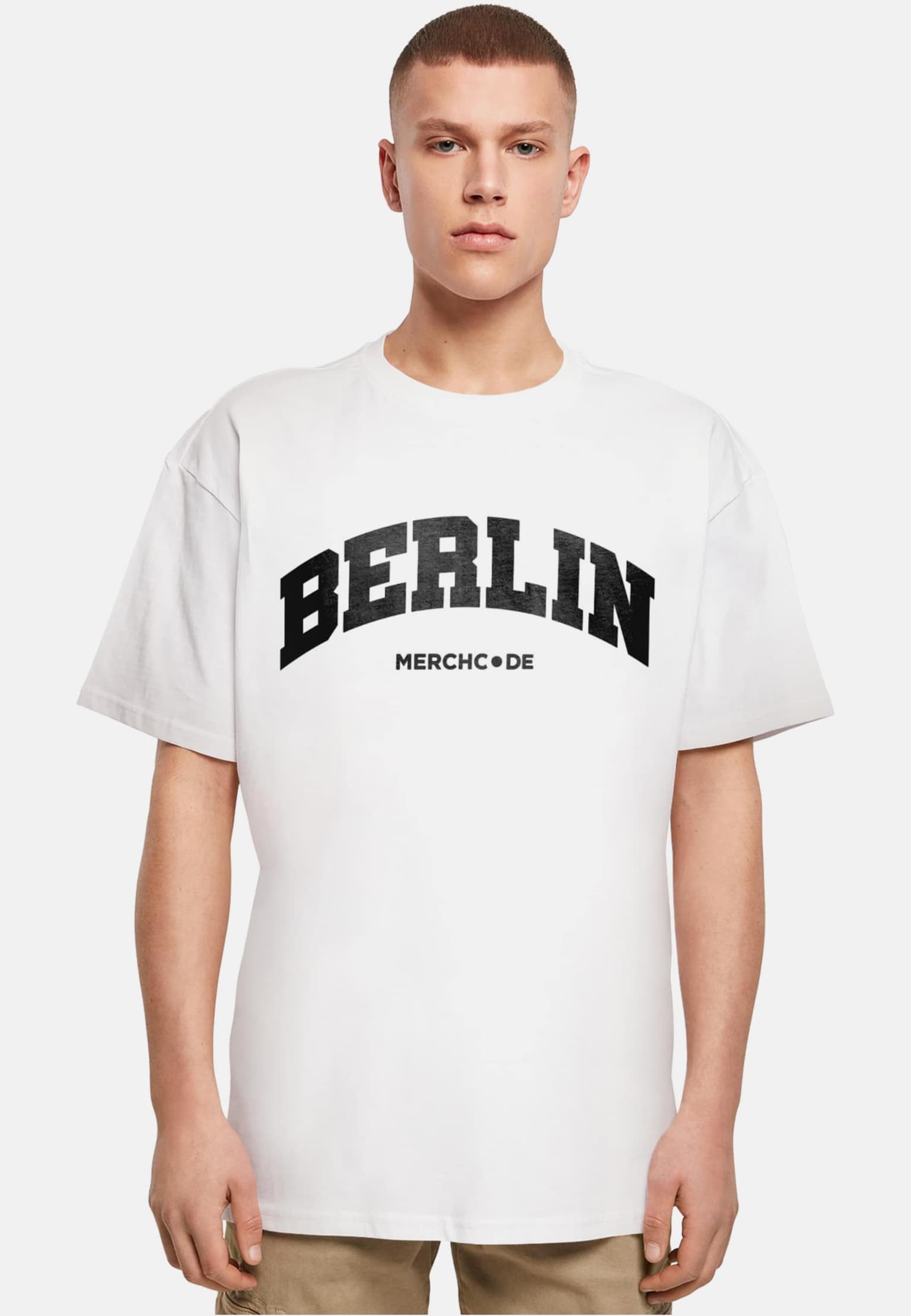 Merchcode POD Berlin Wording - Heavy Oversize Tee