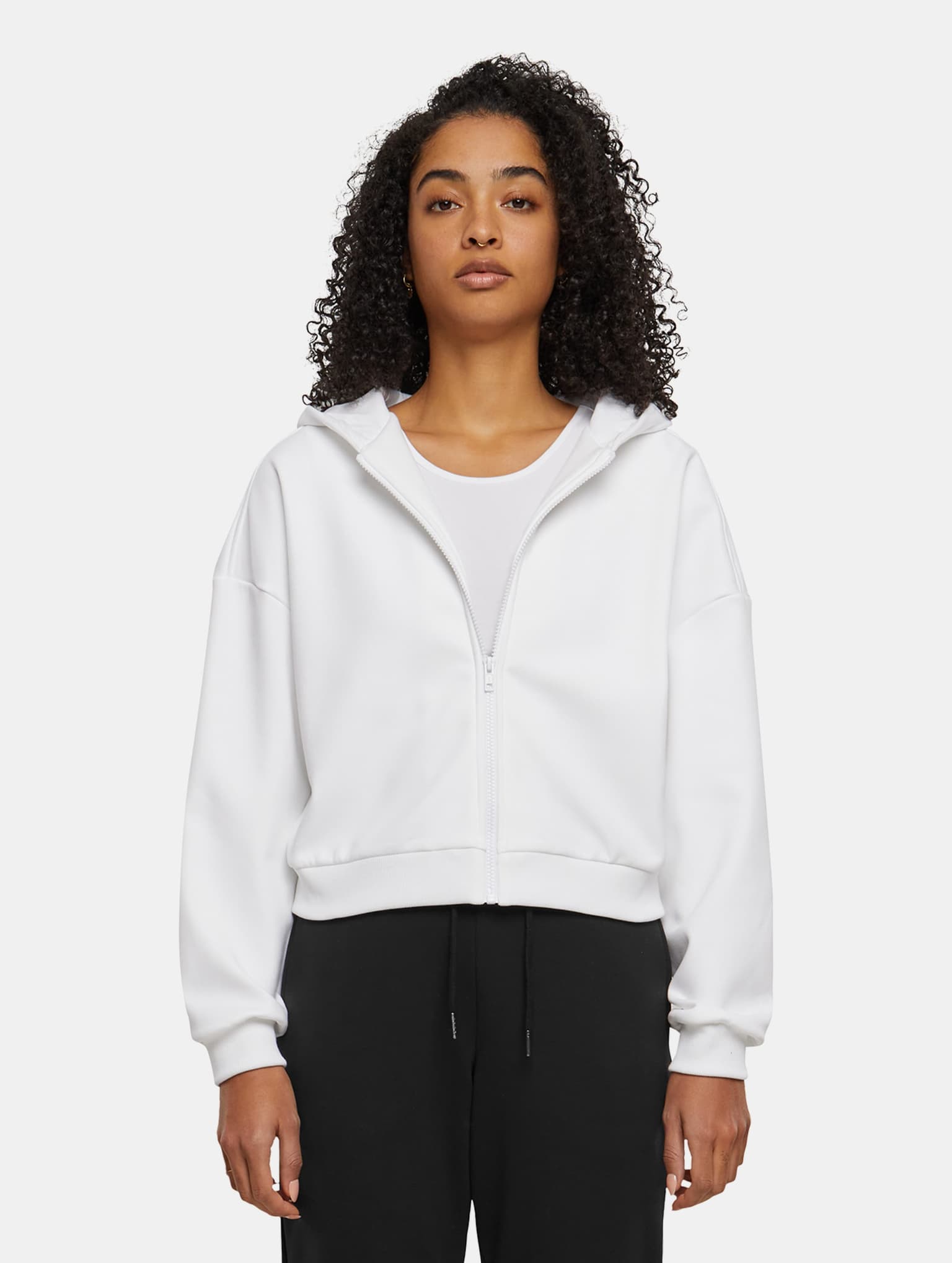 Urban Classics Ladies Cozy Short Zip Hoody
