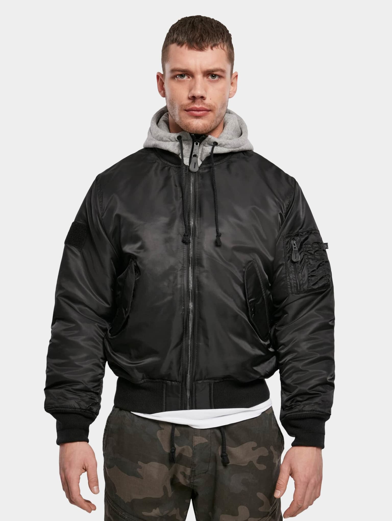 Brandit Hooded MA1 Bomber Jacket – Bild 3