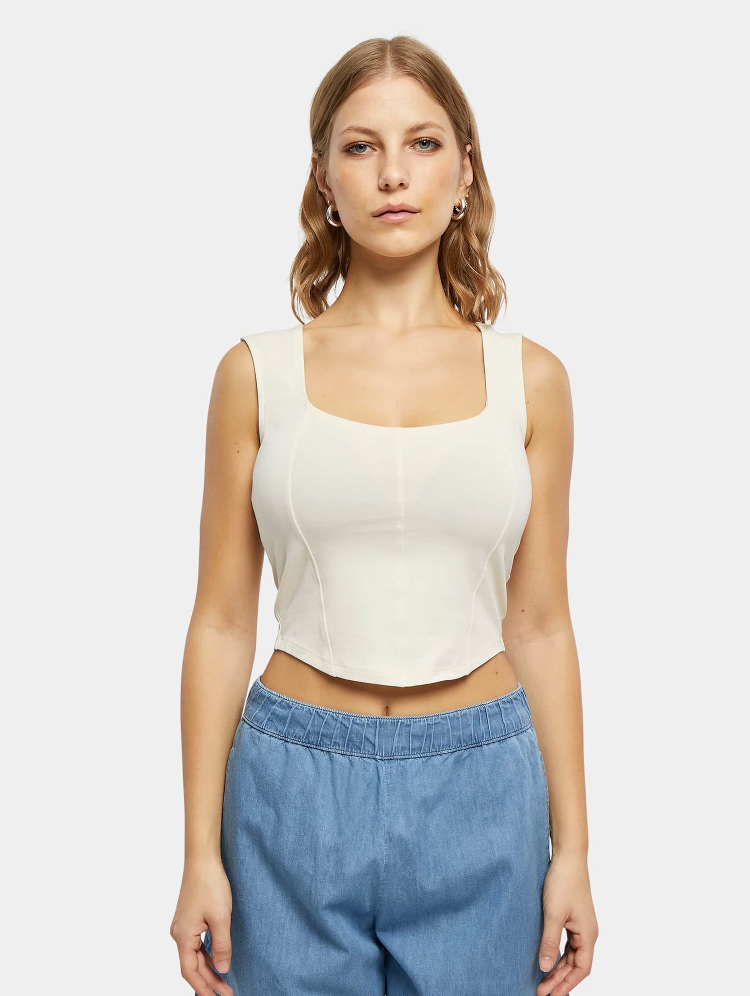 Urban Classics Ladies Short Corsage Top – Bild 3