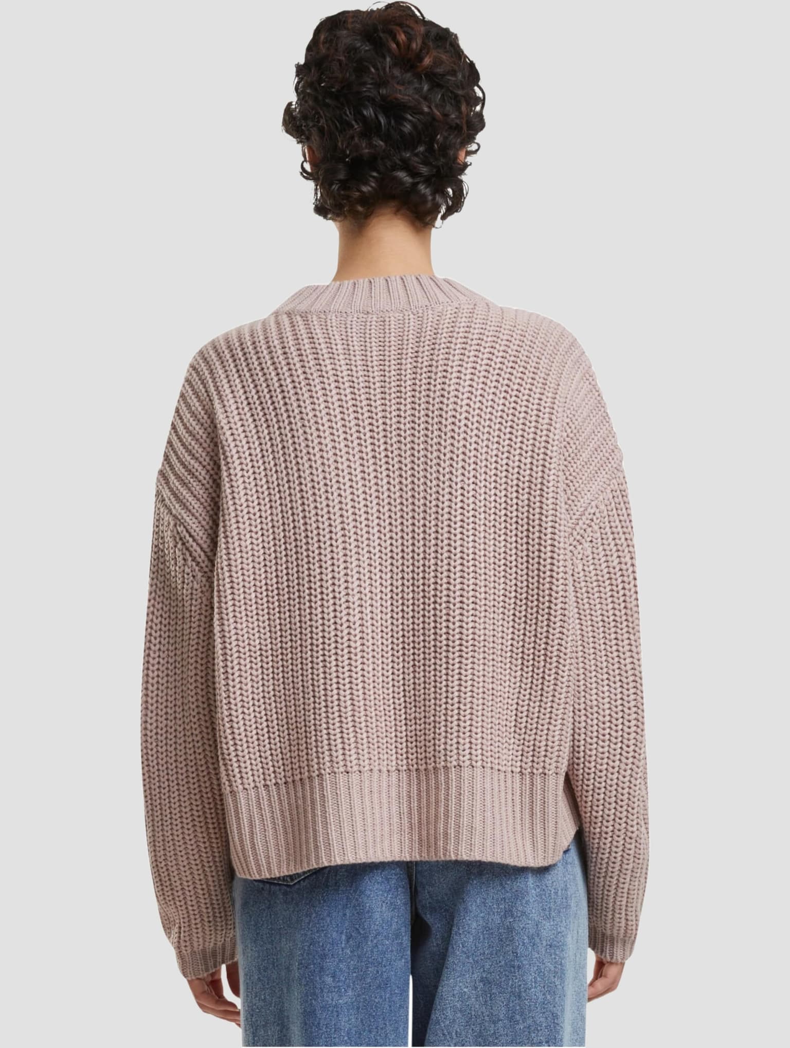 Urban Classics Ladies Wide Basic Oversized Sweater – Bild 2