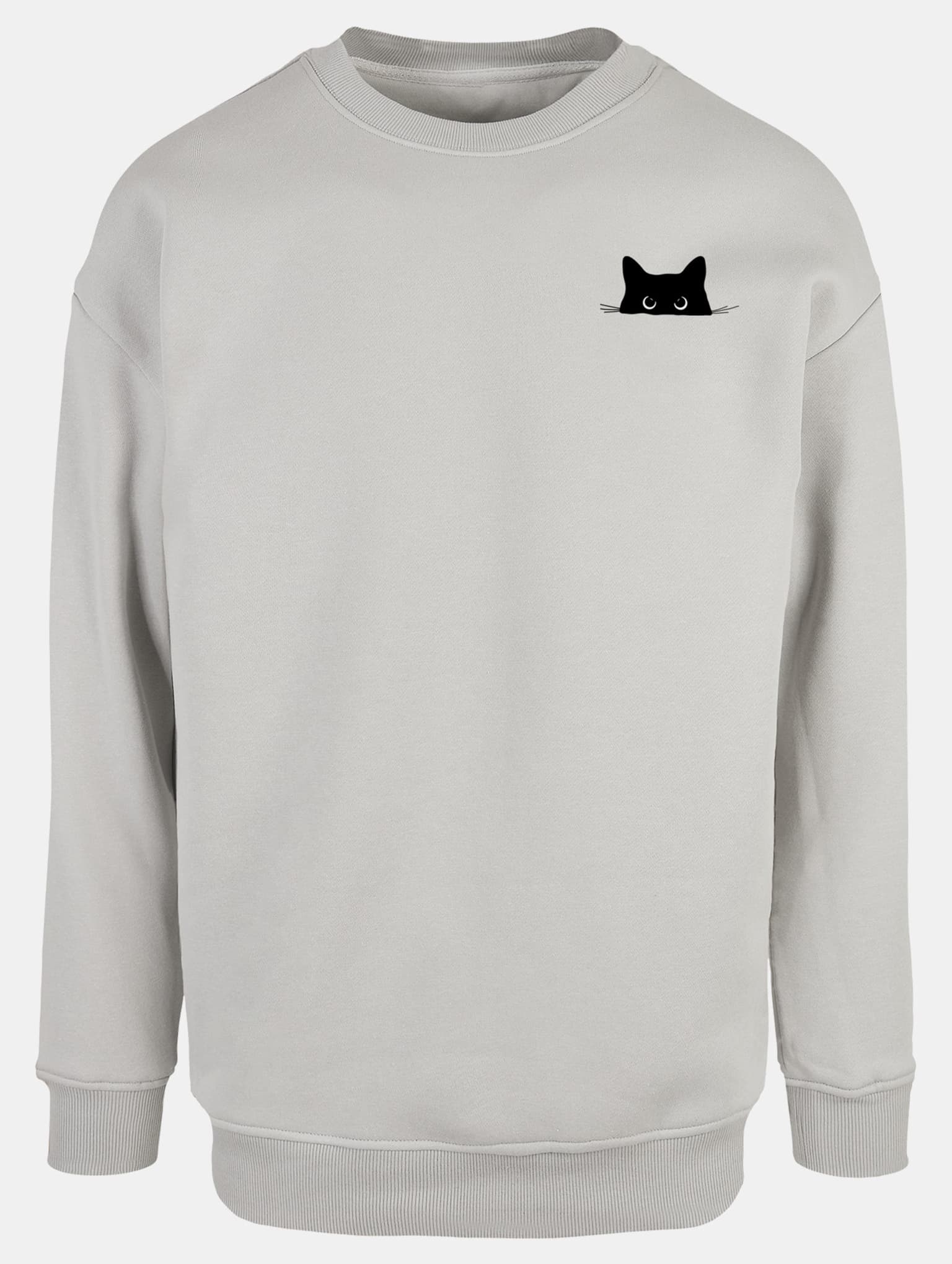 Merchcode Halloween - Cat Crewneck – Bild 3