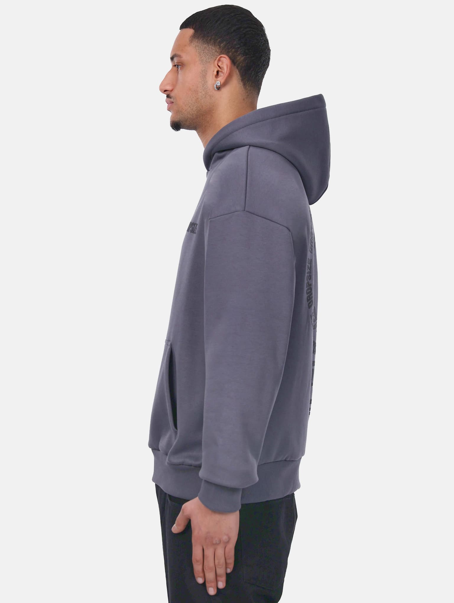 Dropsize HEAVY OVERSIZE HUSTLE CLUB HOODIE – Bild 3
