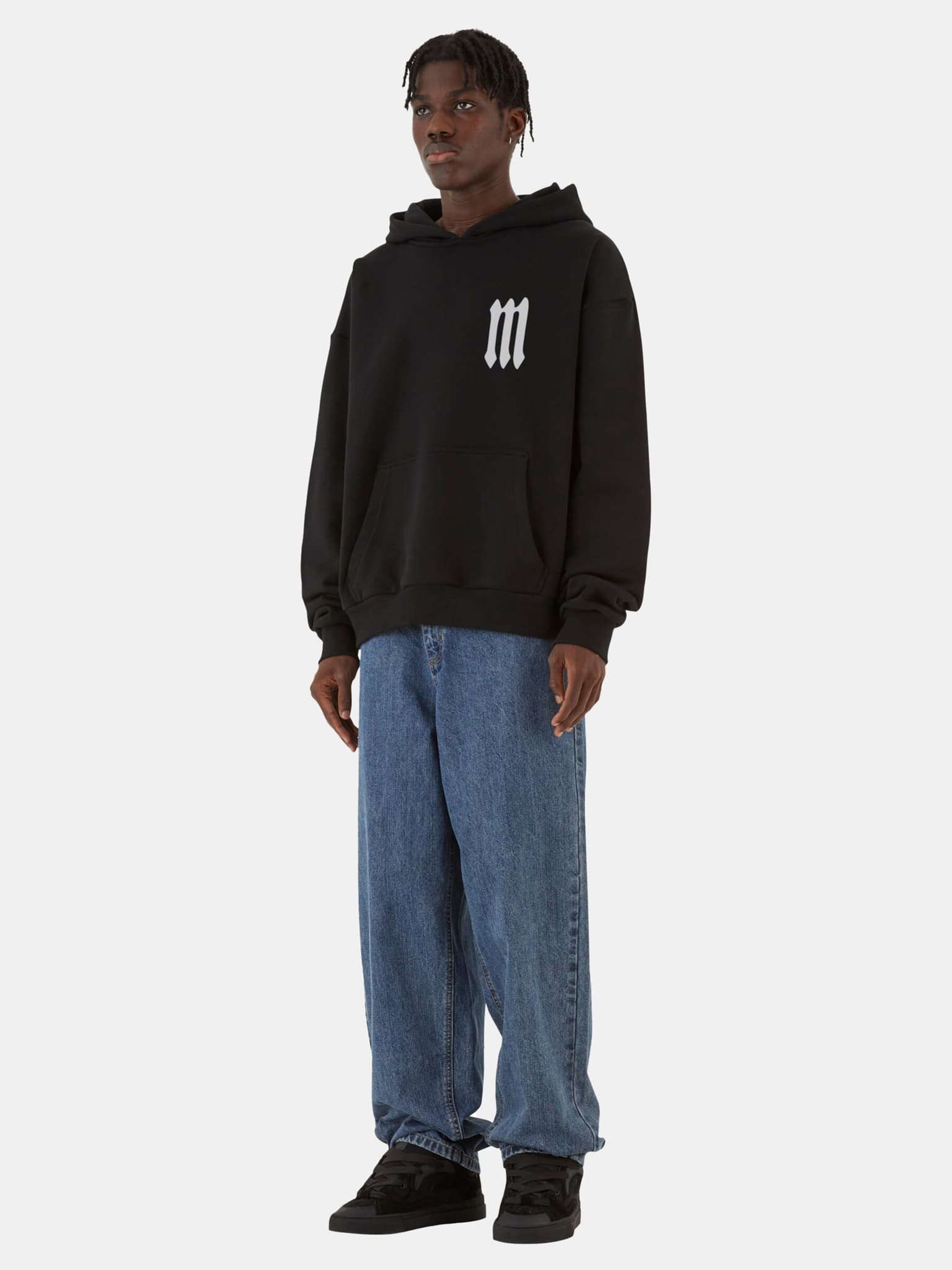 MJ Gonzales Barbed Bloom Heavy Oversized Hoodie – Bild 3