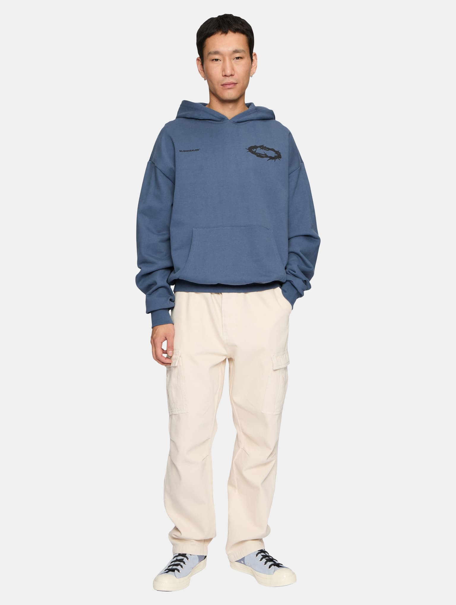 MJ Gonzales CROWN OF THORNS x MJG HEAVY OVERSIZED HOODY – Bild 3