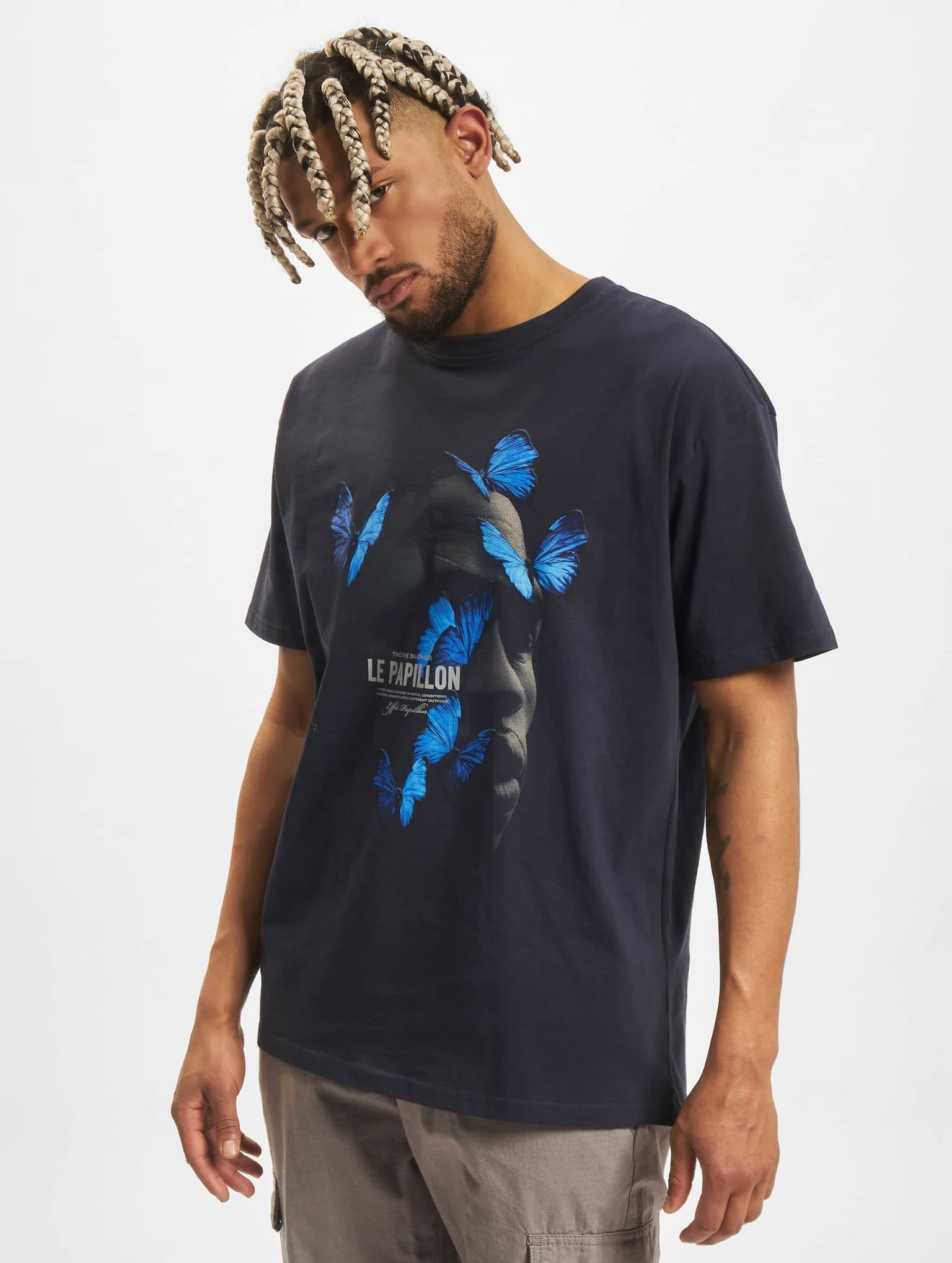 Mister Tee Upscale Le Papillon Oversize – Bild 3