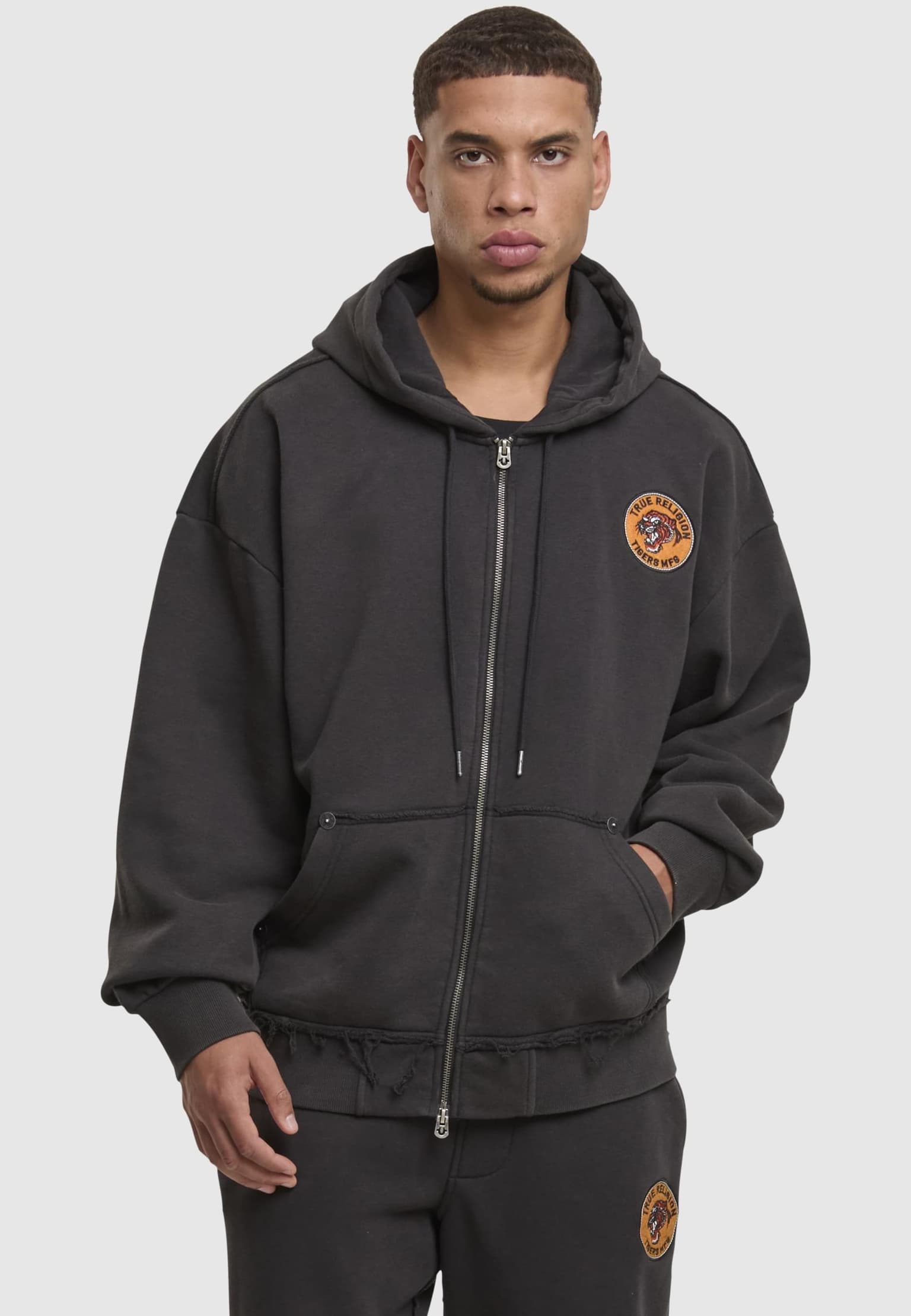 True Religion TIGER VINTAGE ZIP UP