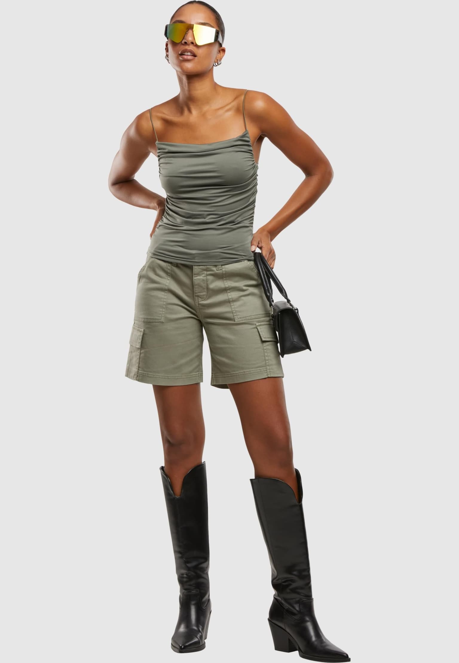 Urban Classics Ladies Waterfall Jersey Top – Bild 4