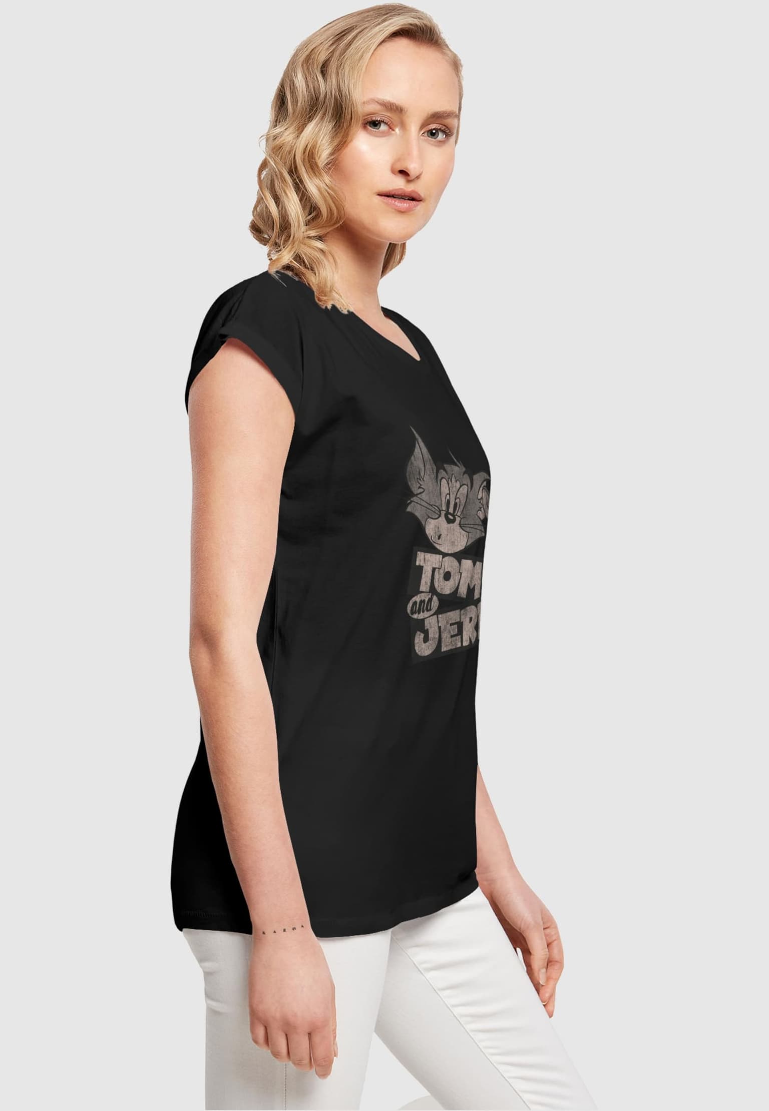 Absolute Cult Ladies Tom and Jerry - Cartoon T-Shirt – Bild 4