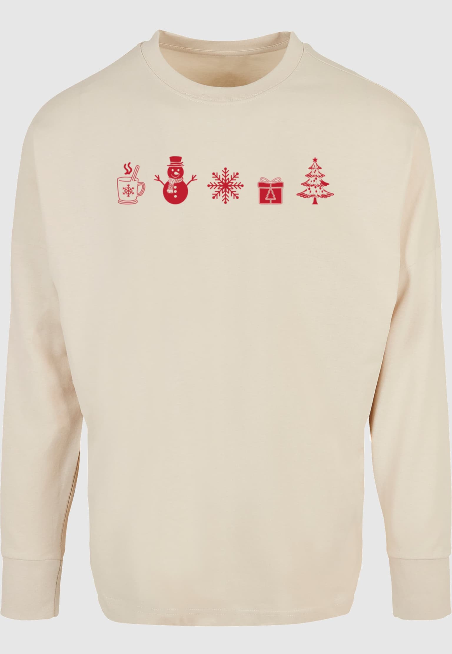 Merchcode Christmas Elements Longsleeve – Bild 3