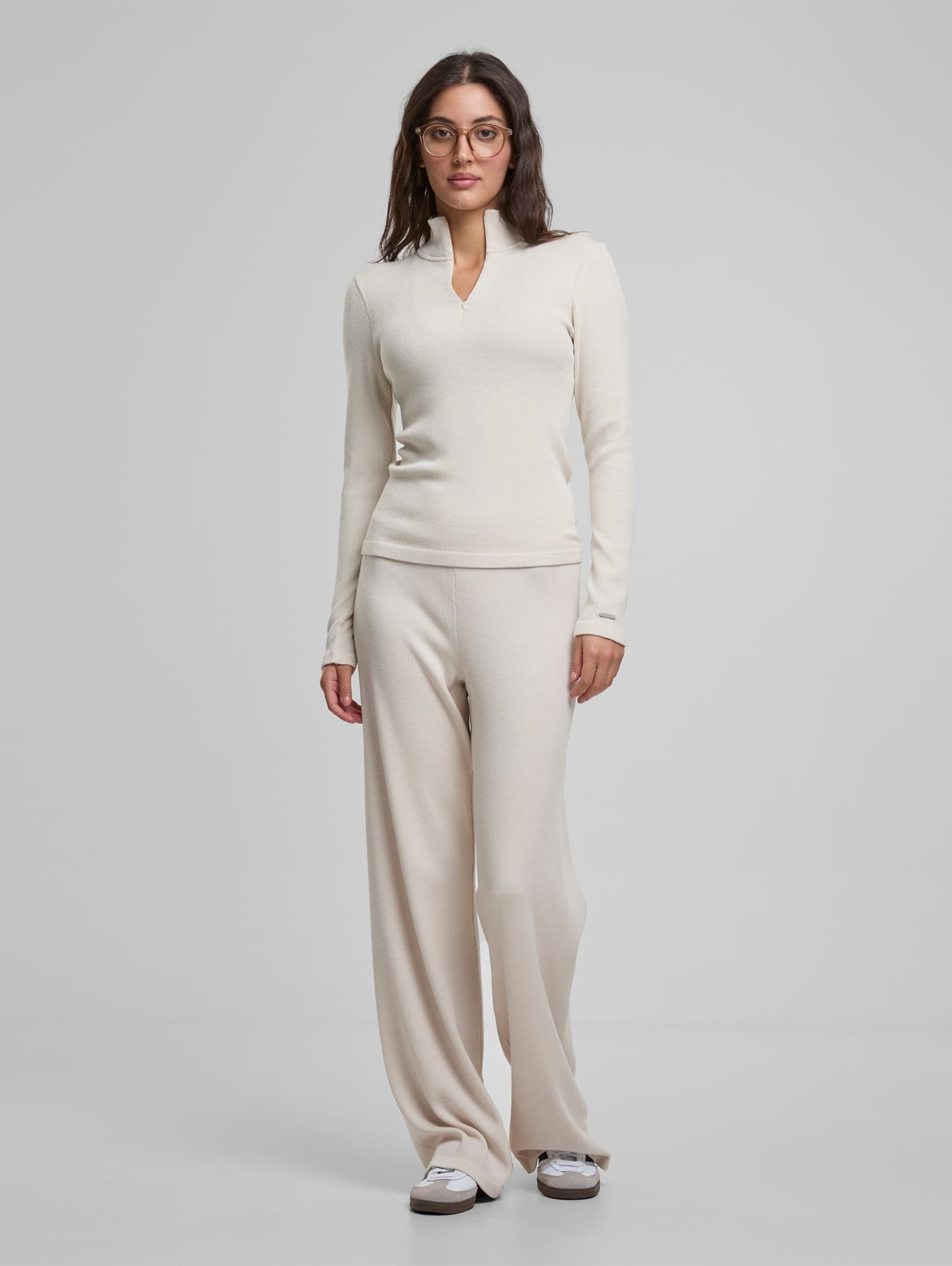 aimn aim'n Ribbed Wool Wide Jogginghose – Bild 4