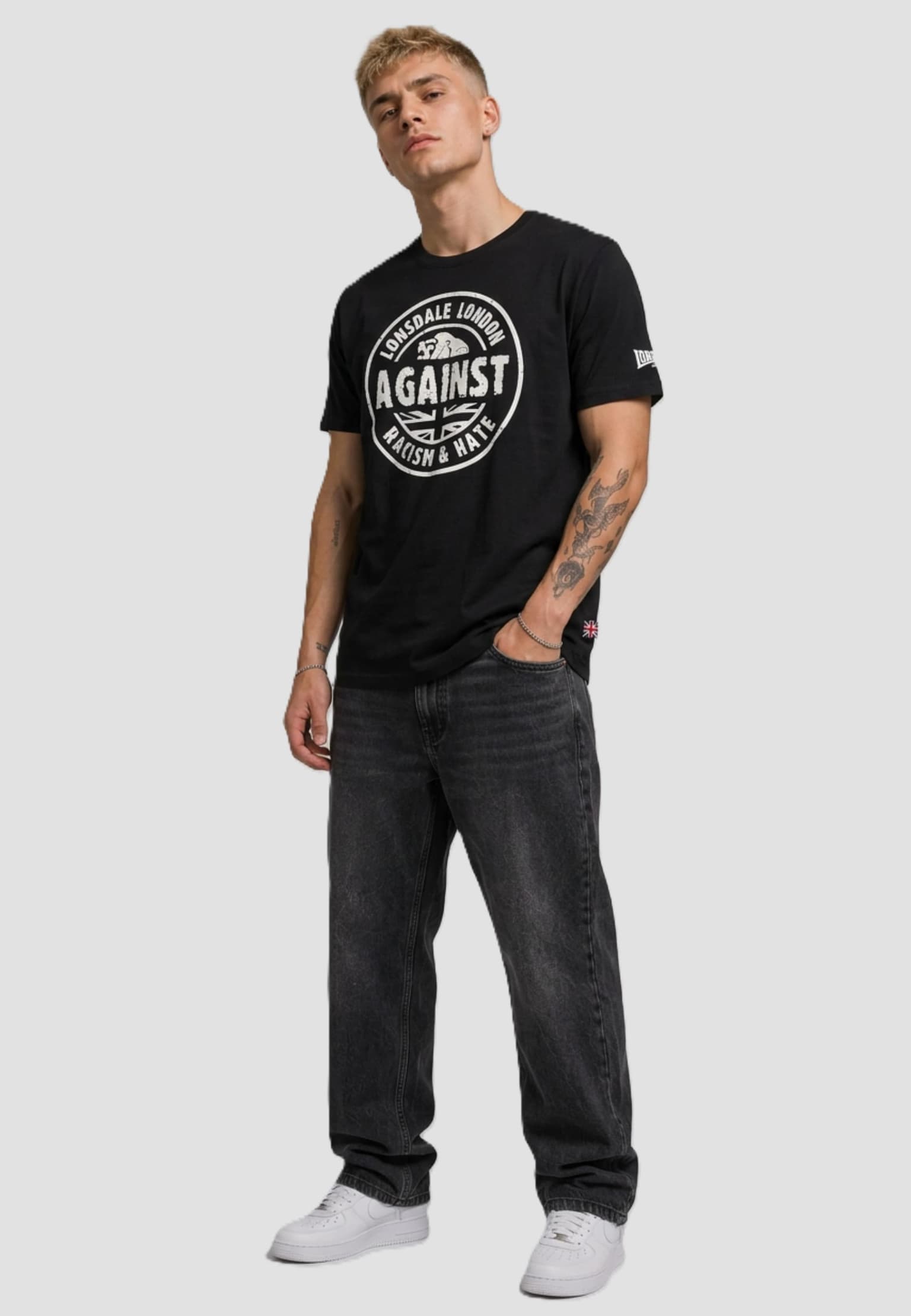 Lonsdale London Against Racism T-Shirt – Bild 3