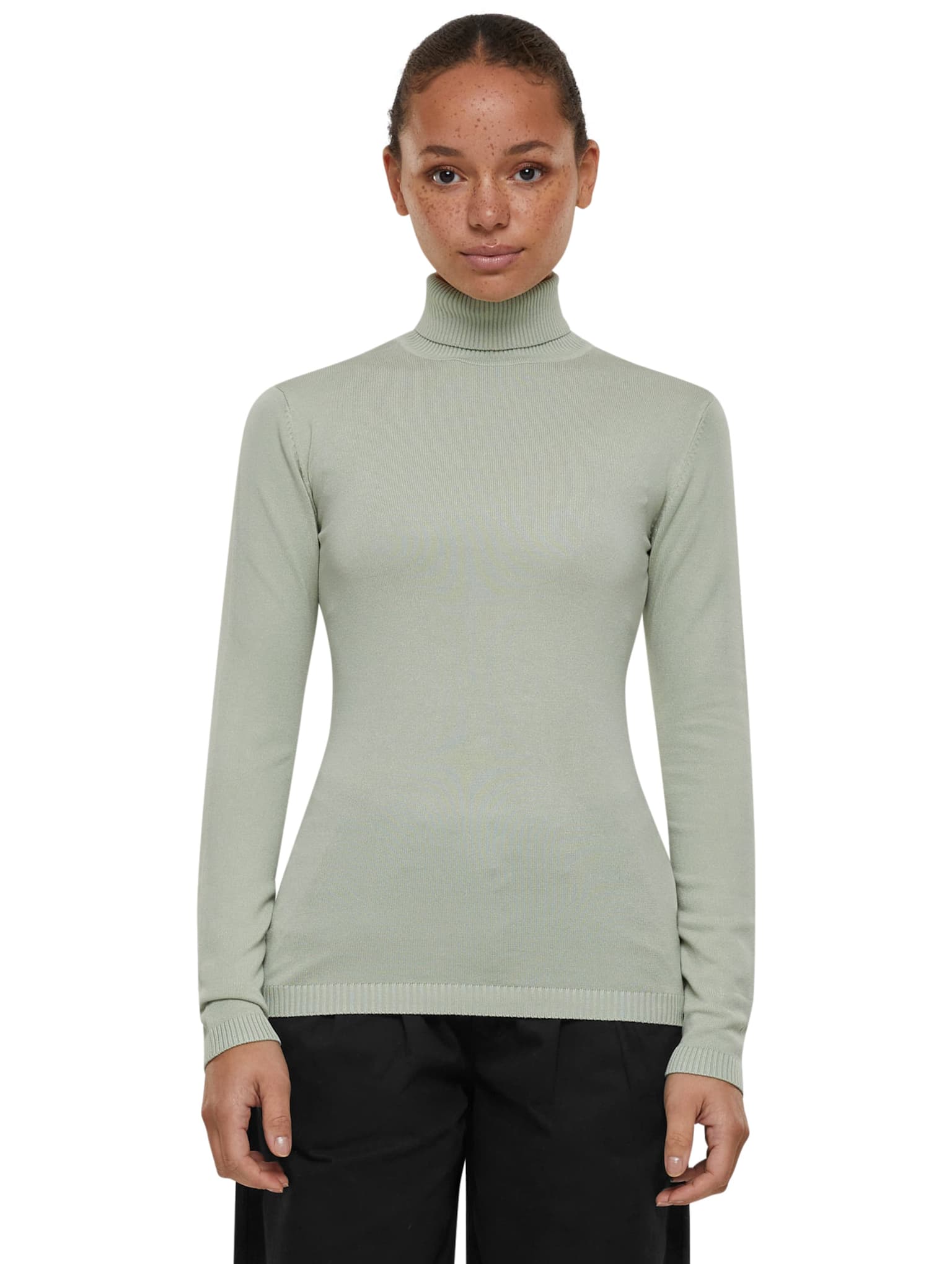 Urban Classics Ladies Knitted Turtleneck Sweater – Bild 3