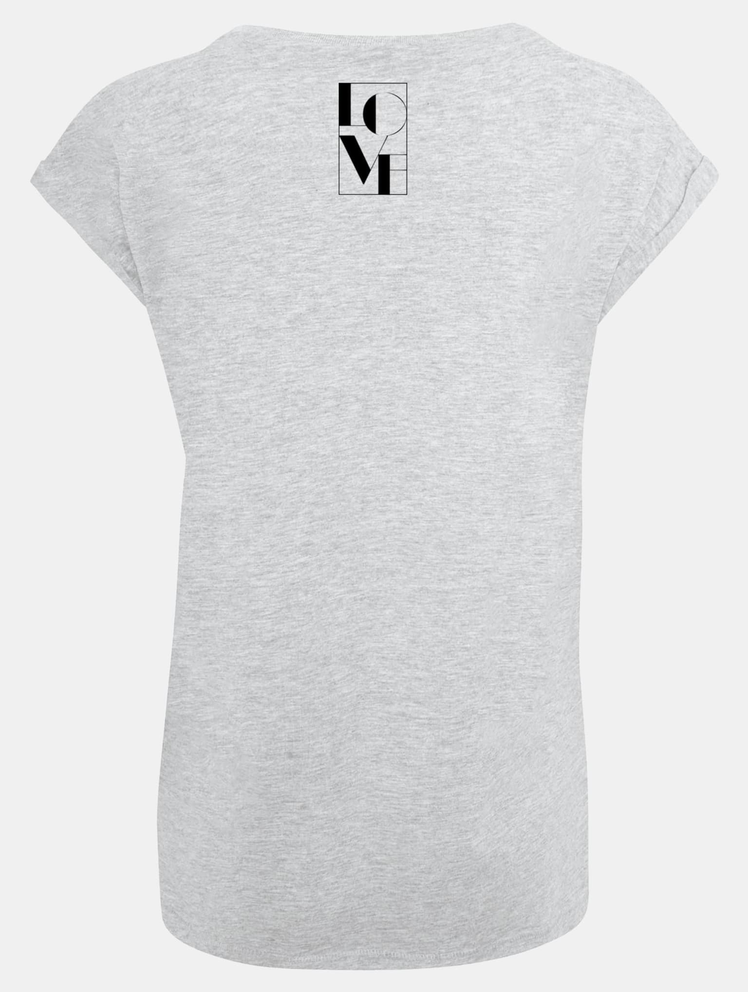 Merchcode POD Ladies Love Extended Shoulder Tee – Bild 4