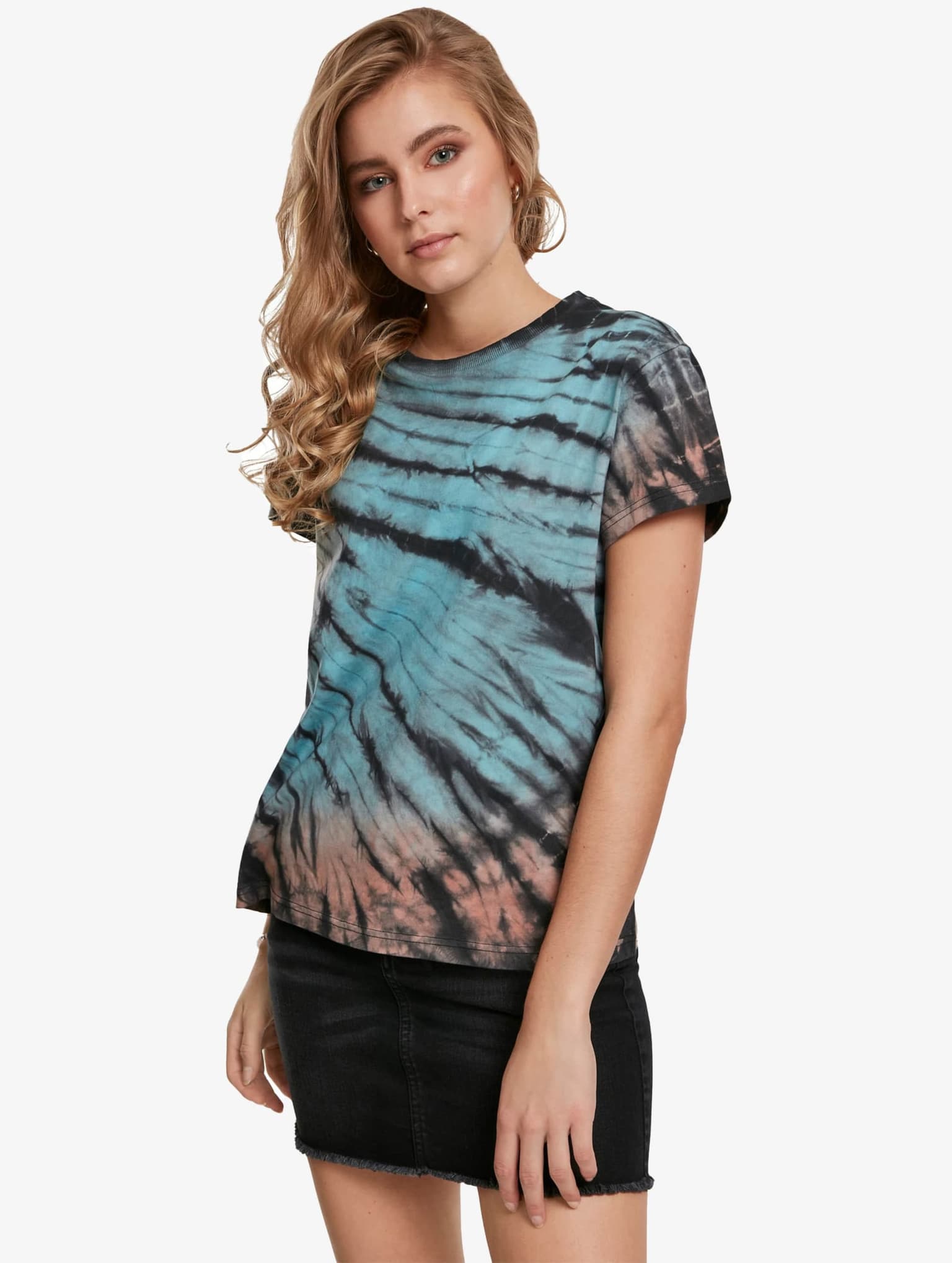 Urban Classics Ladies Tie Dye Boyfriend Tee – Bild 3