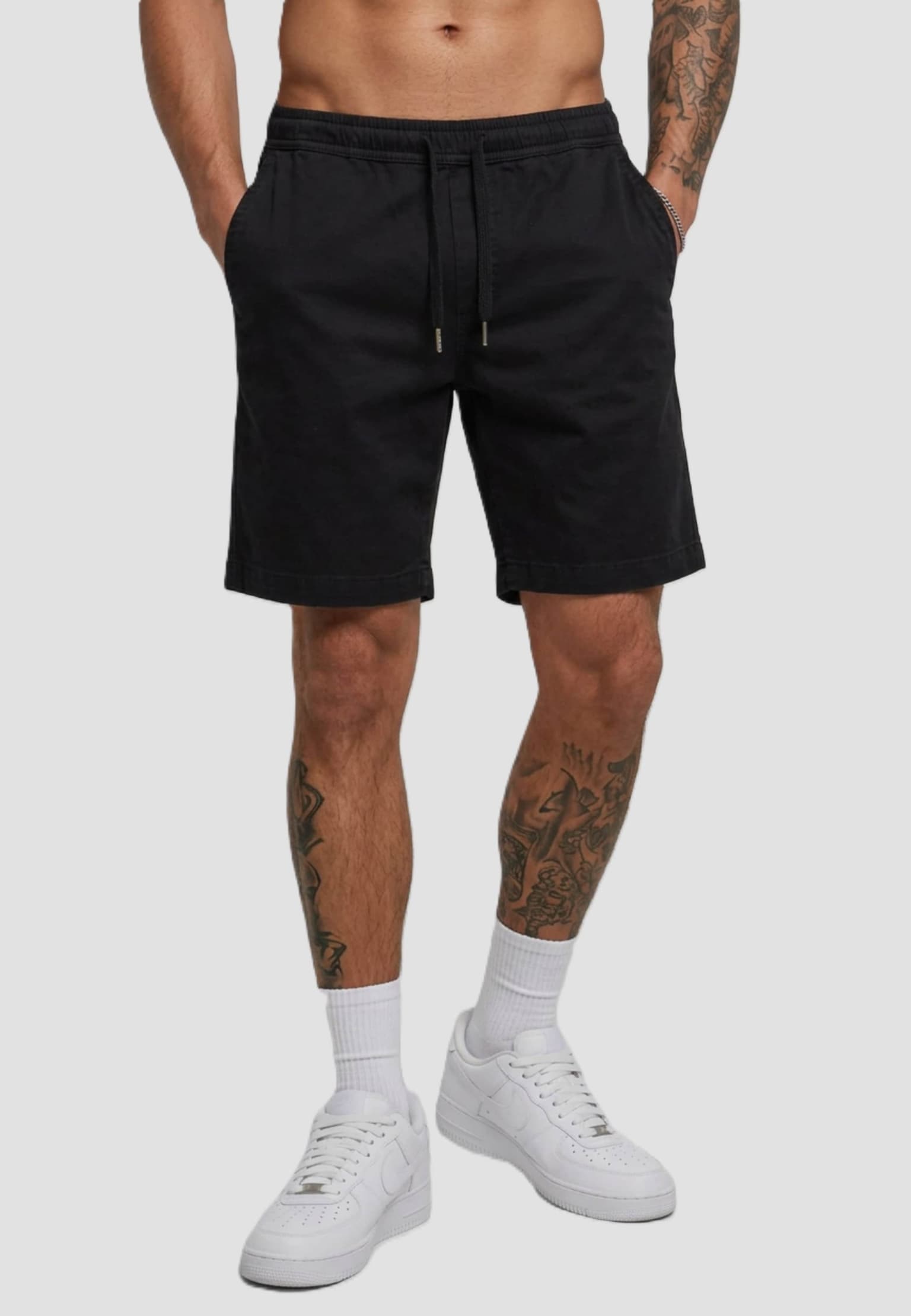 Urban Classics Stretch Twill Joggshorts 2-Pack – Bild 4