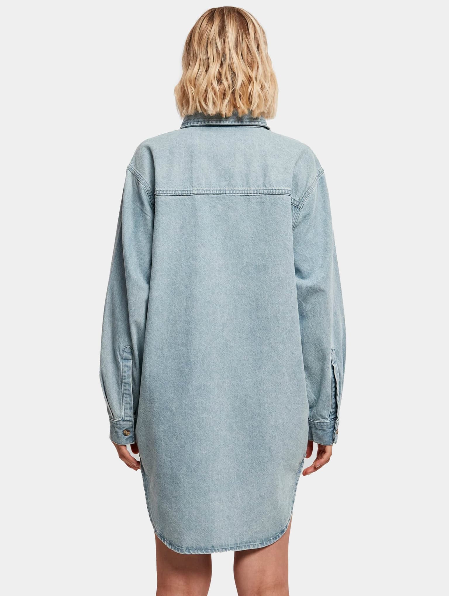 Urban Classics Ladies Oversized Denim Shirt Dress – Bild 2
