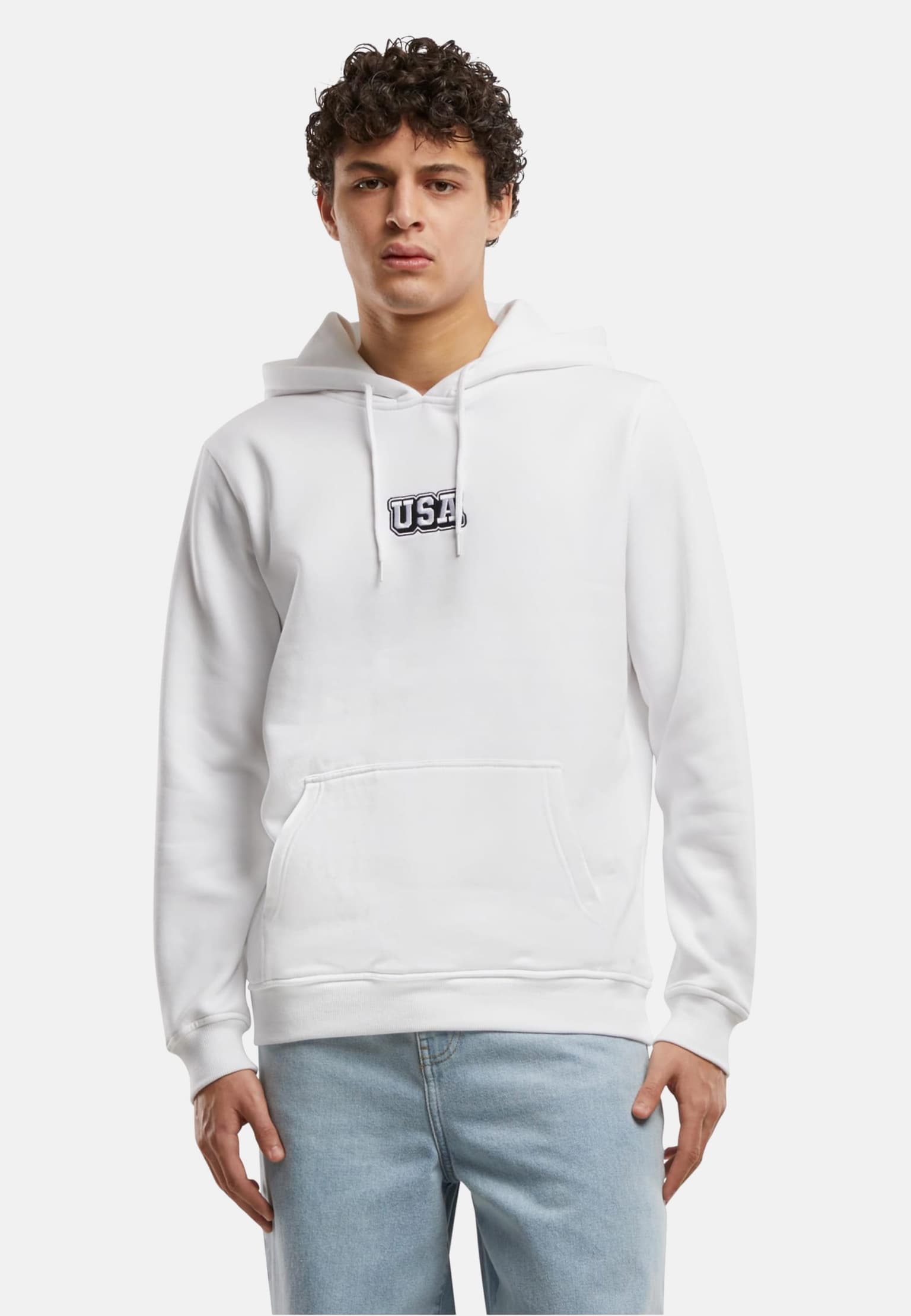 Mister Tee USA College Wording Patch Hoody