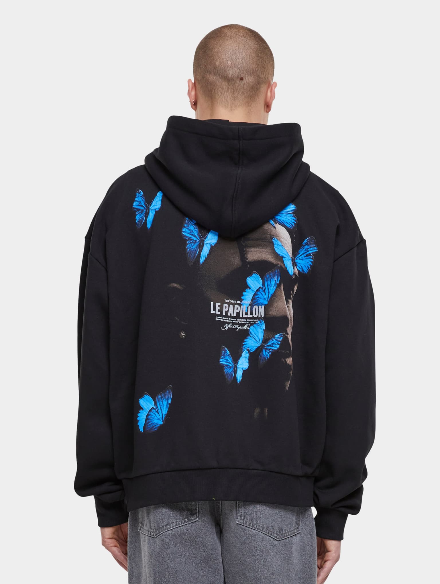 Mister Tee Upscale Le Papillon Heavy Oversize Zip Hoody – Bild 2