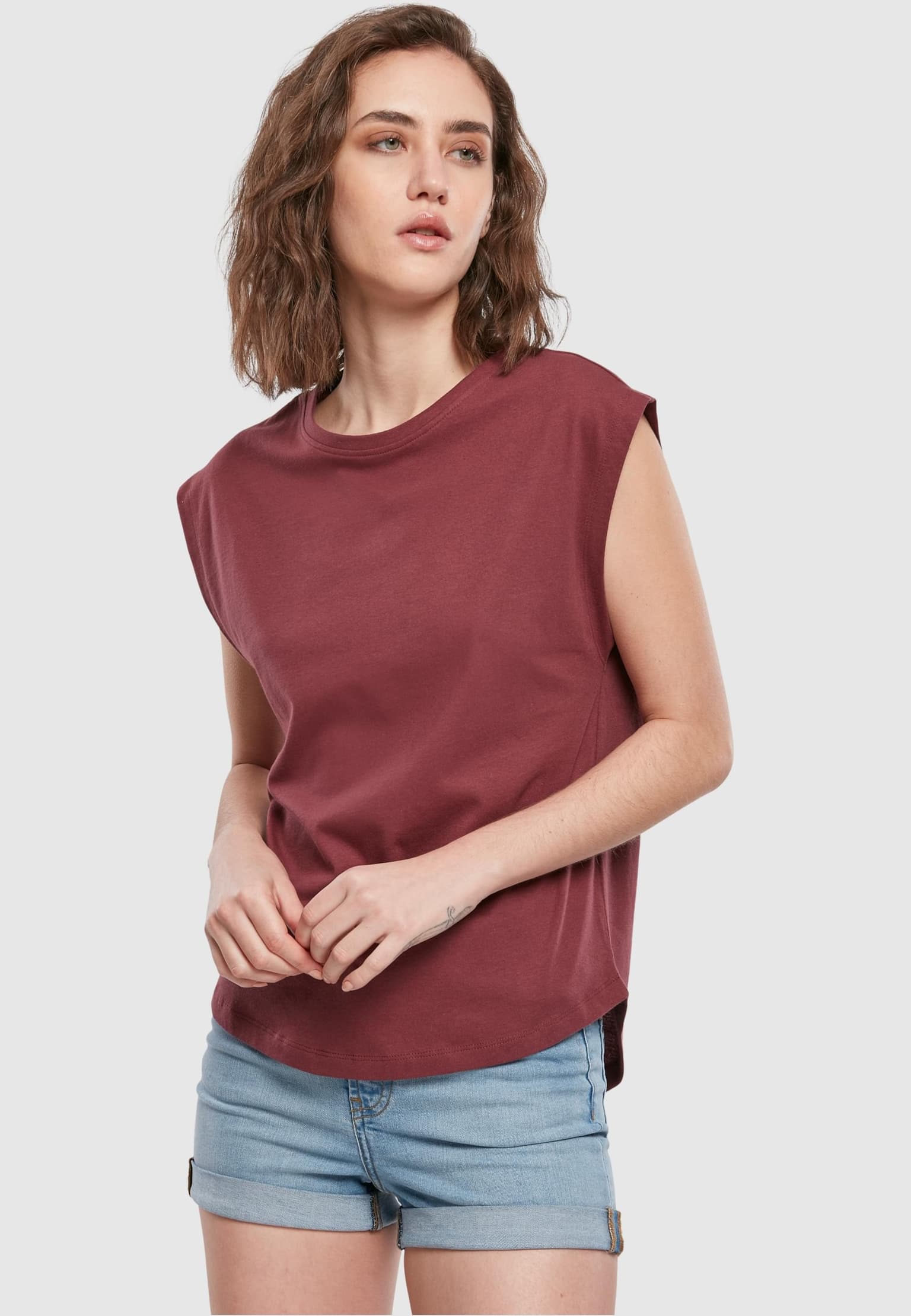 Urban Classics Ladies Basic Shaped Tee