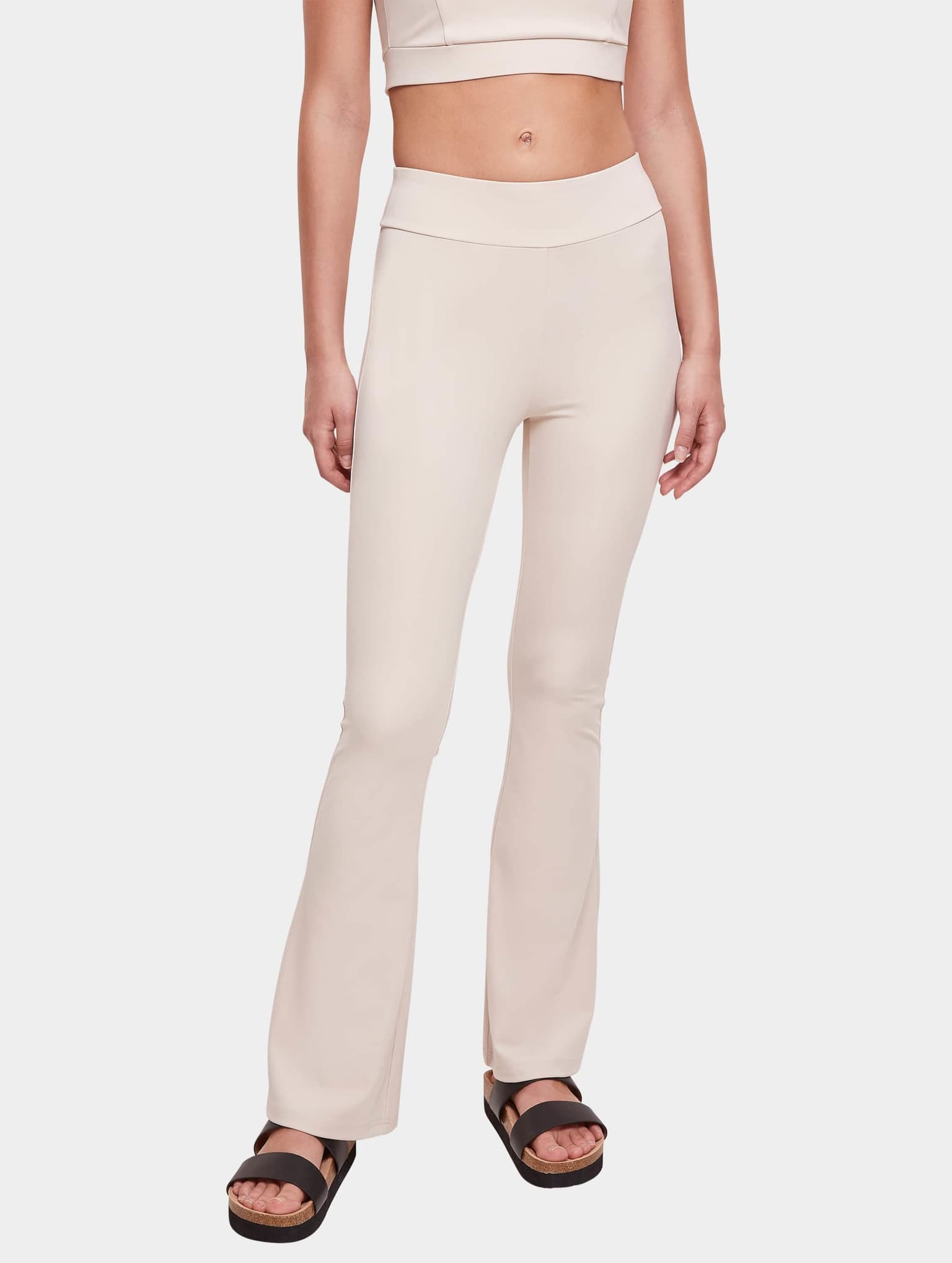 Urban Classics Ladies Essentials High Waist Flared Leggings