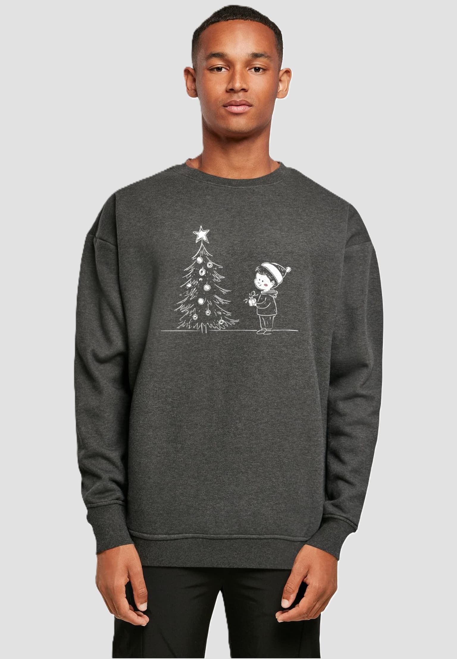 Merchcode Christmas Cute Kid Crewneck