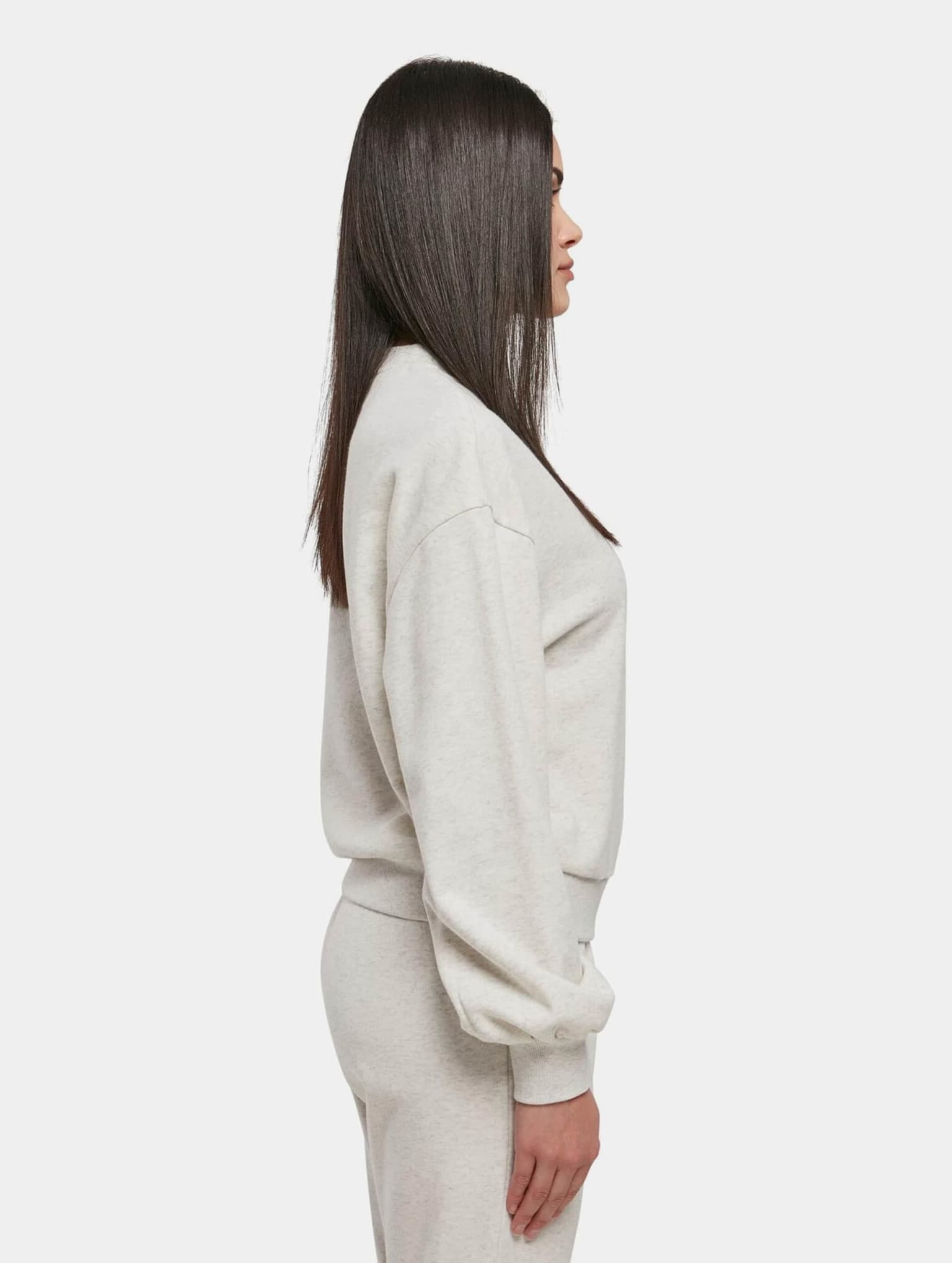 Urban Classics Ladies Oversized Color Melange Crewneck – Bild 4