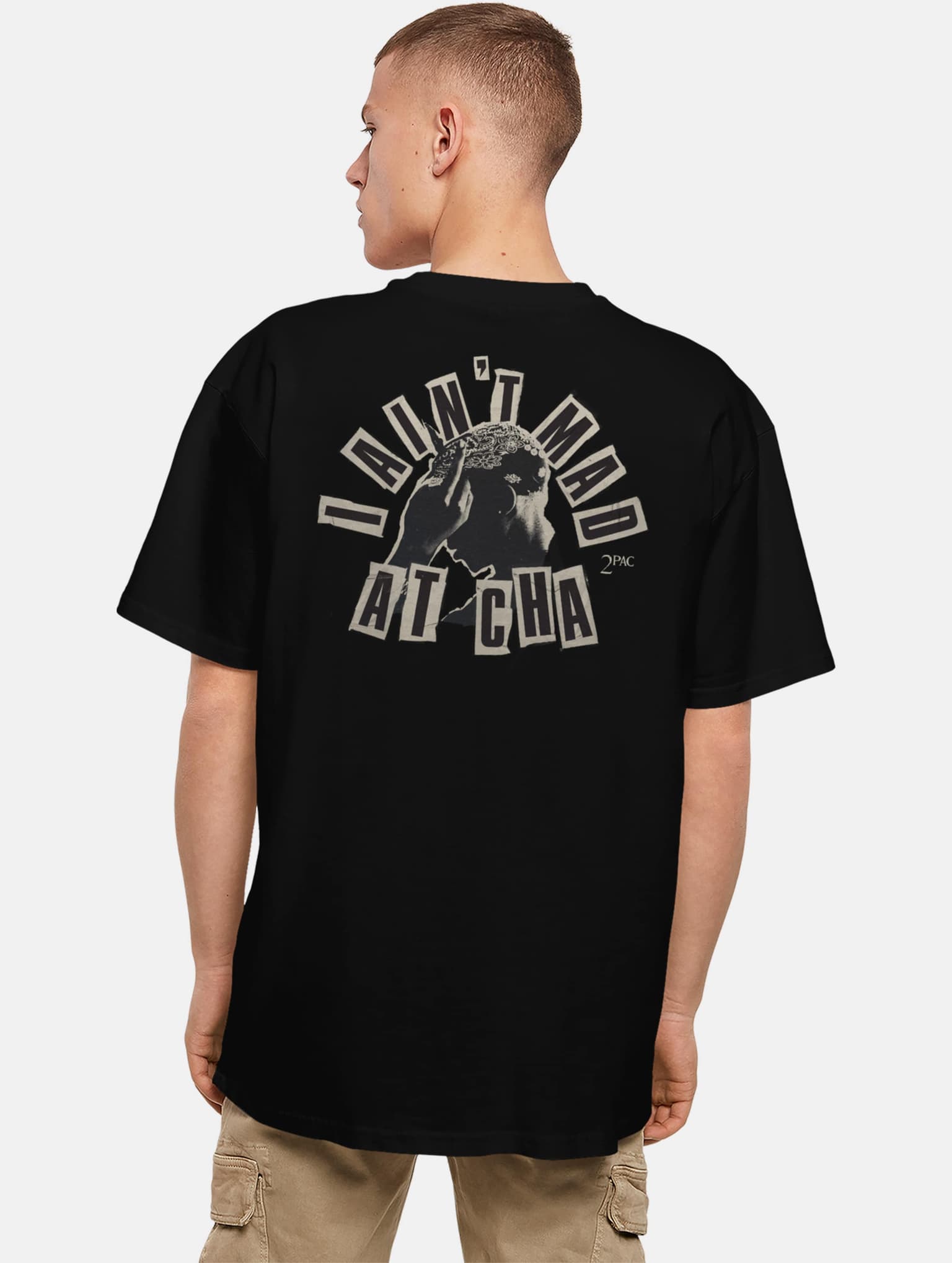 Merchcode Mister Tee 2Pac I ain't mad at cha Oversize – Bild 2
