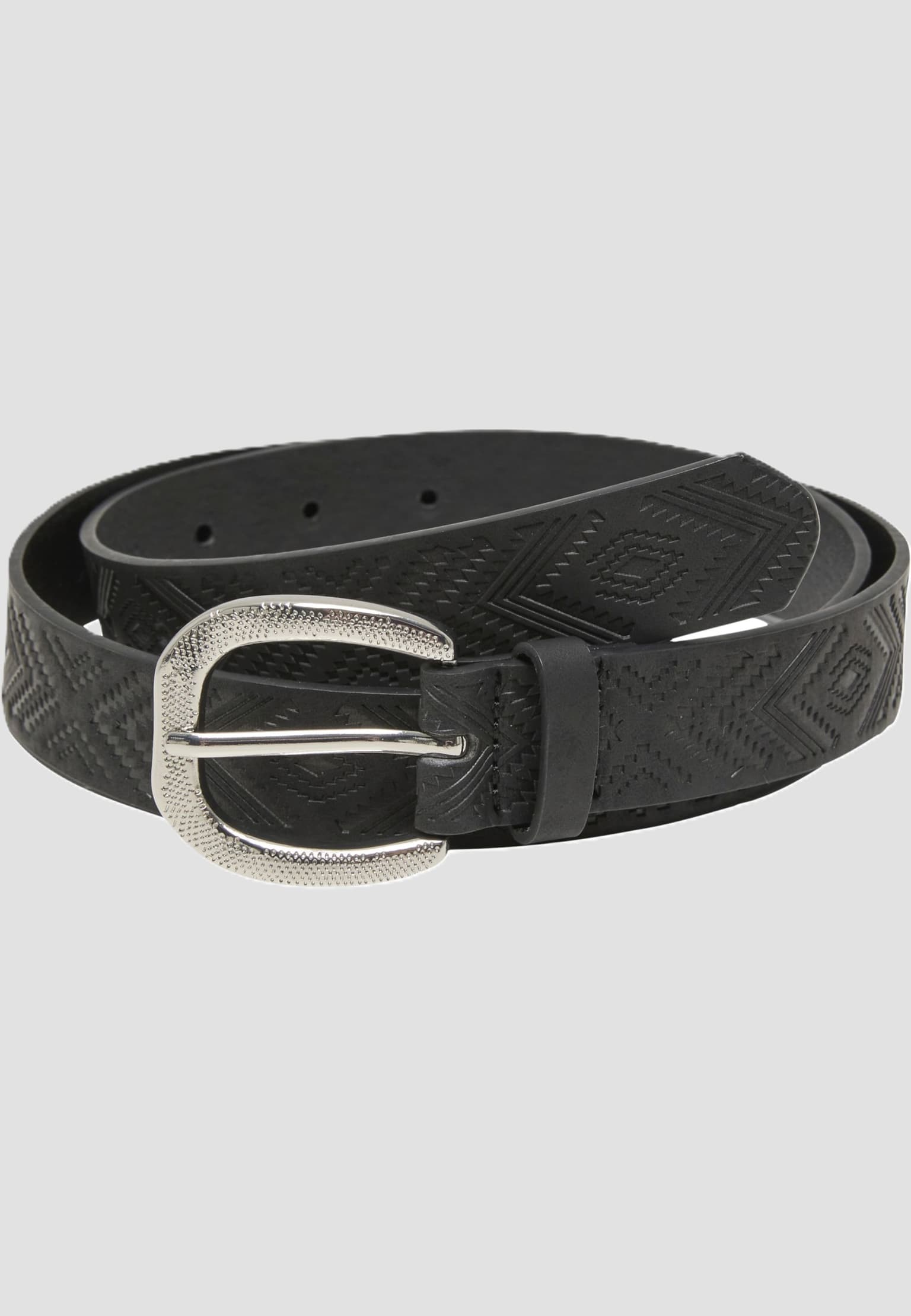 Urban Classics Leather Imitation Punched Pattern Belt