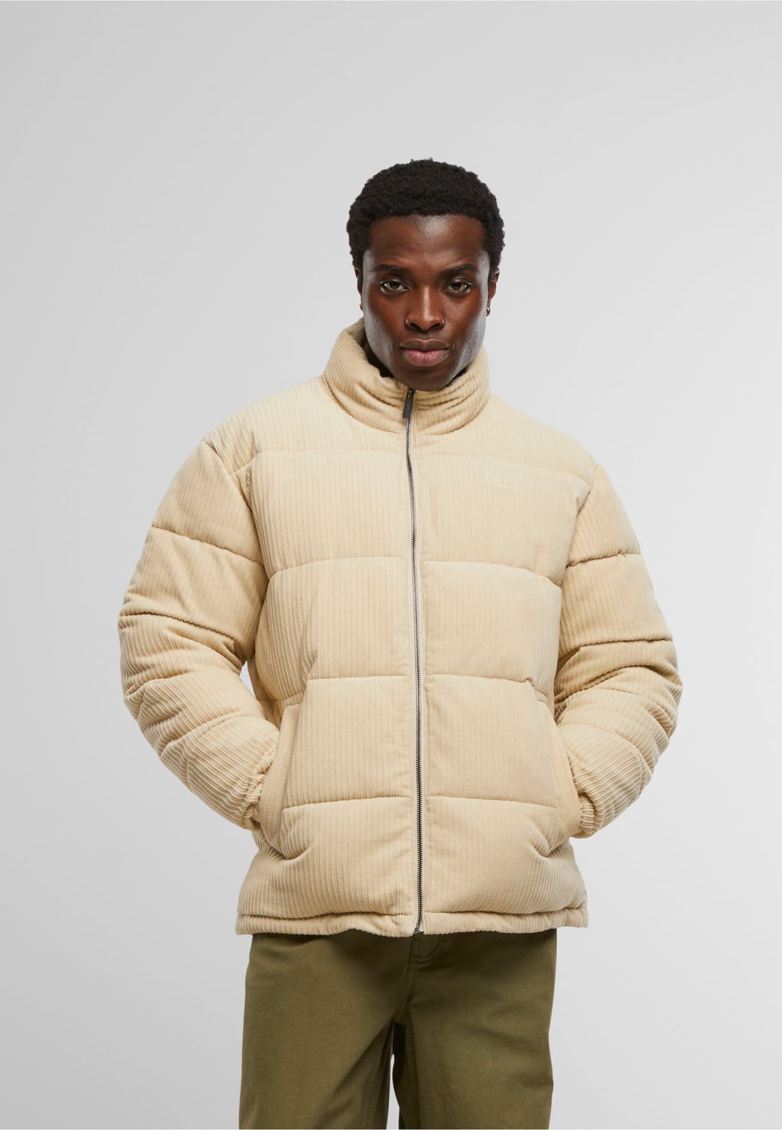 Karl Kani Signature Corduroy Puffer Jacket