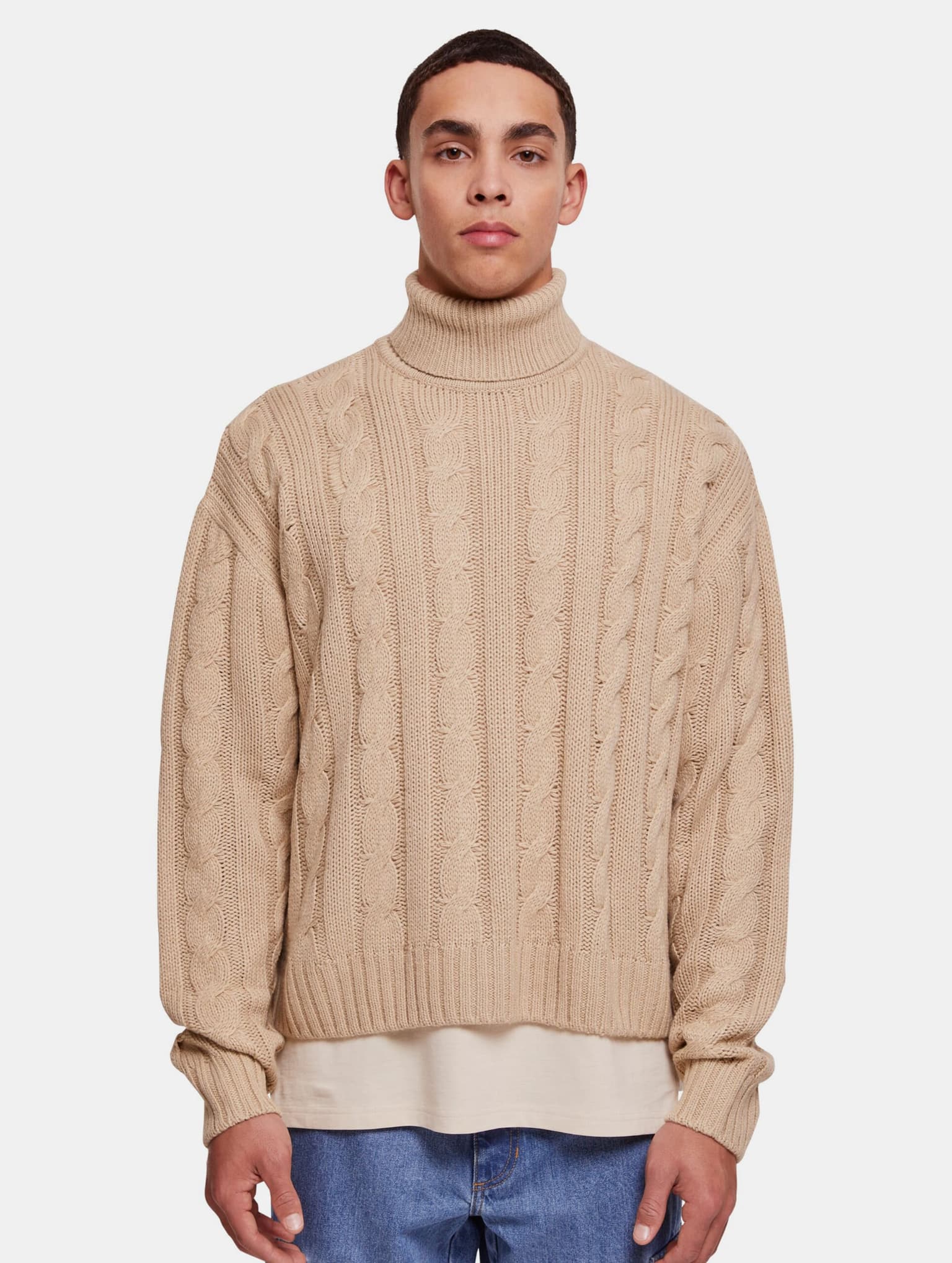 Urban Classics Boxy Roll Neck Sweater – Bild 3