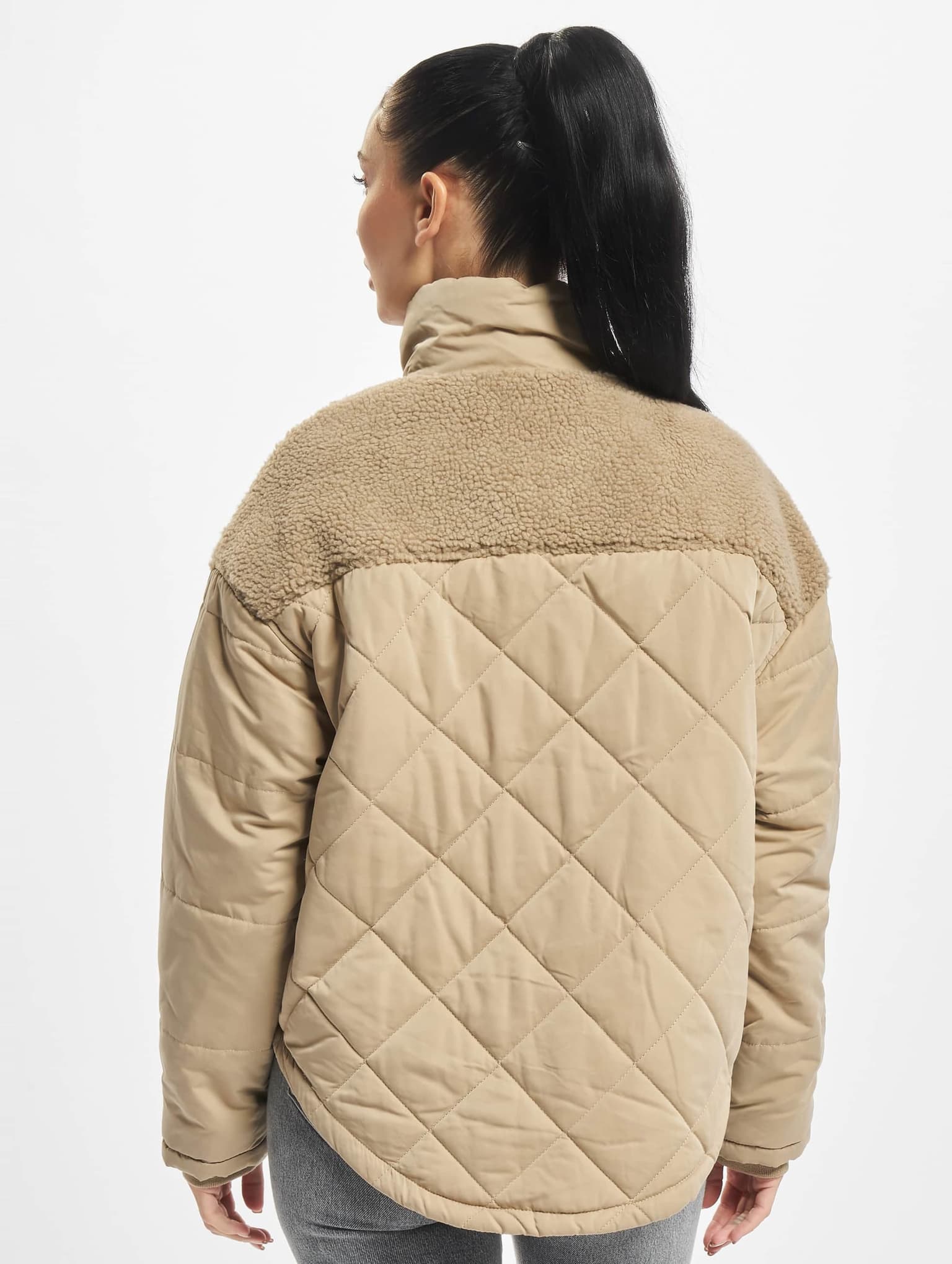 Urban Classics Ladies Oversized Diamond Quilt Puffer Jacket – Bild 2