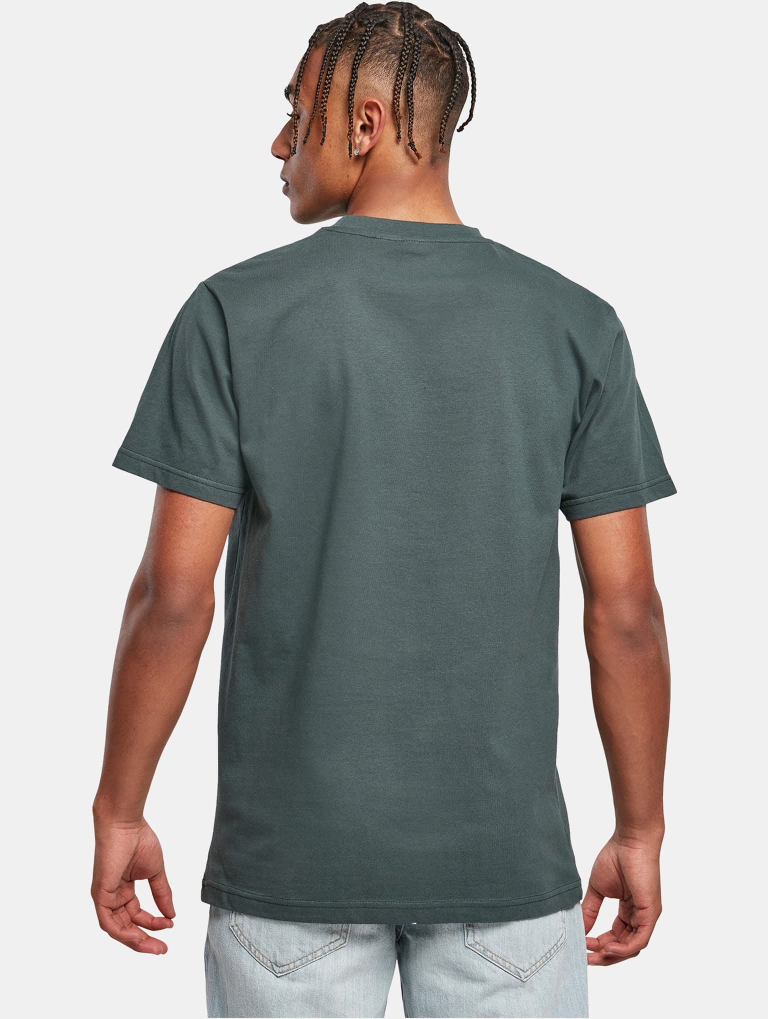 Merchcode POD Merry Christmas Lights T-Shirt Round Neck – Bild 2
