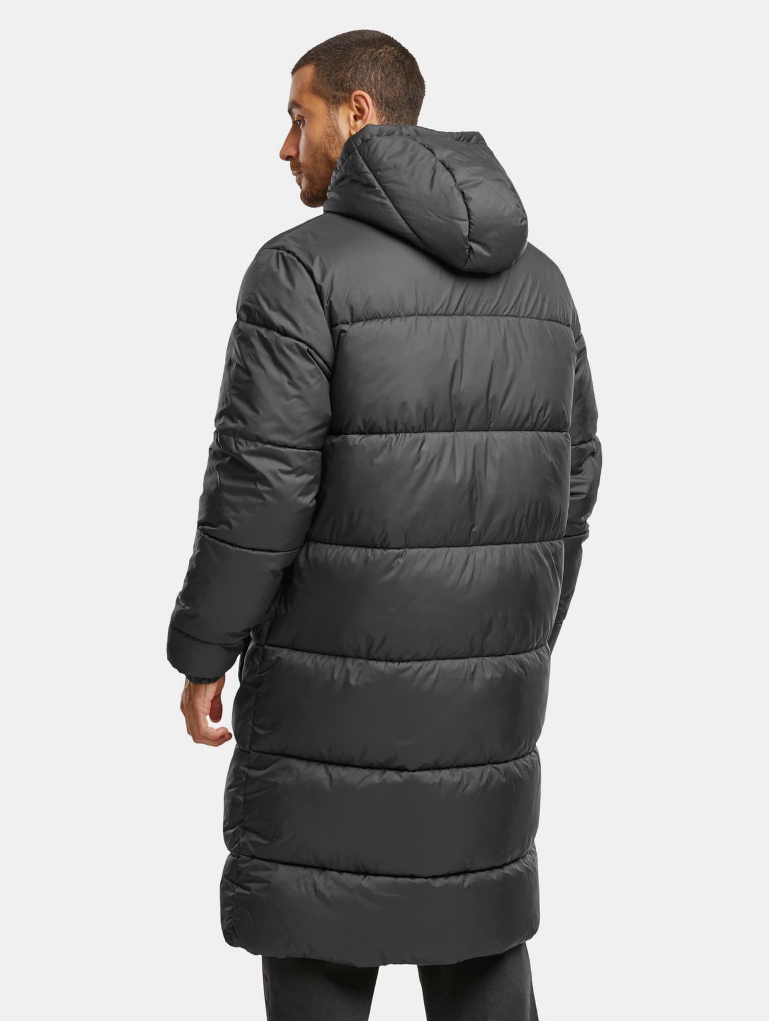 Urban Classics Mens Long Puffer Mantel – Bild 2