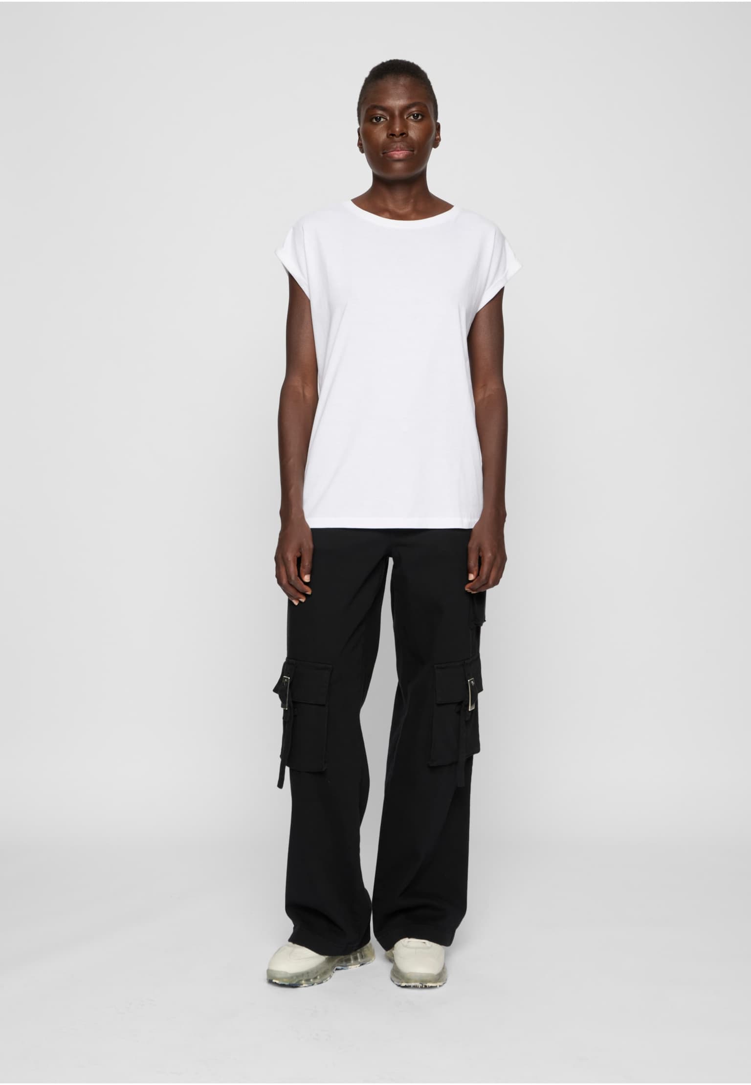 Urban Classics Pre-Pack Ladies Extended Shoulder Tee 2-Pack – Bild 3