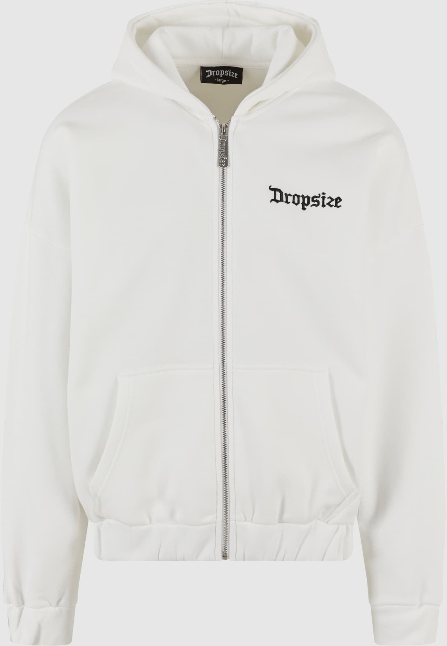 Dropsize Super Heavy Oversize Blank Zip Hoodie – Bild 4