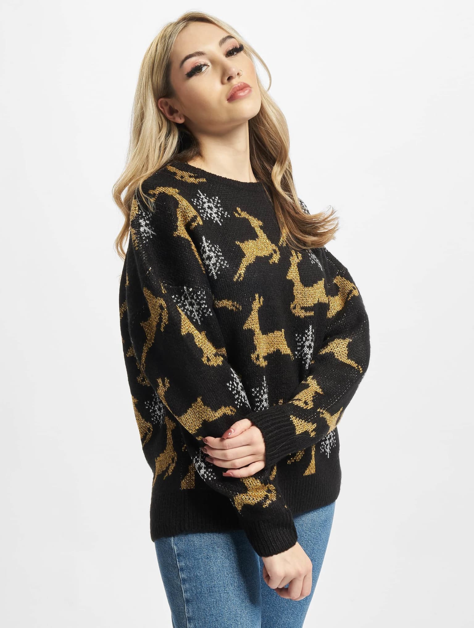 Urban Classics Ladies Oversized Christmas Sweater – Bild 3