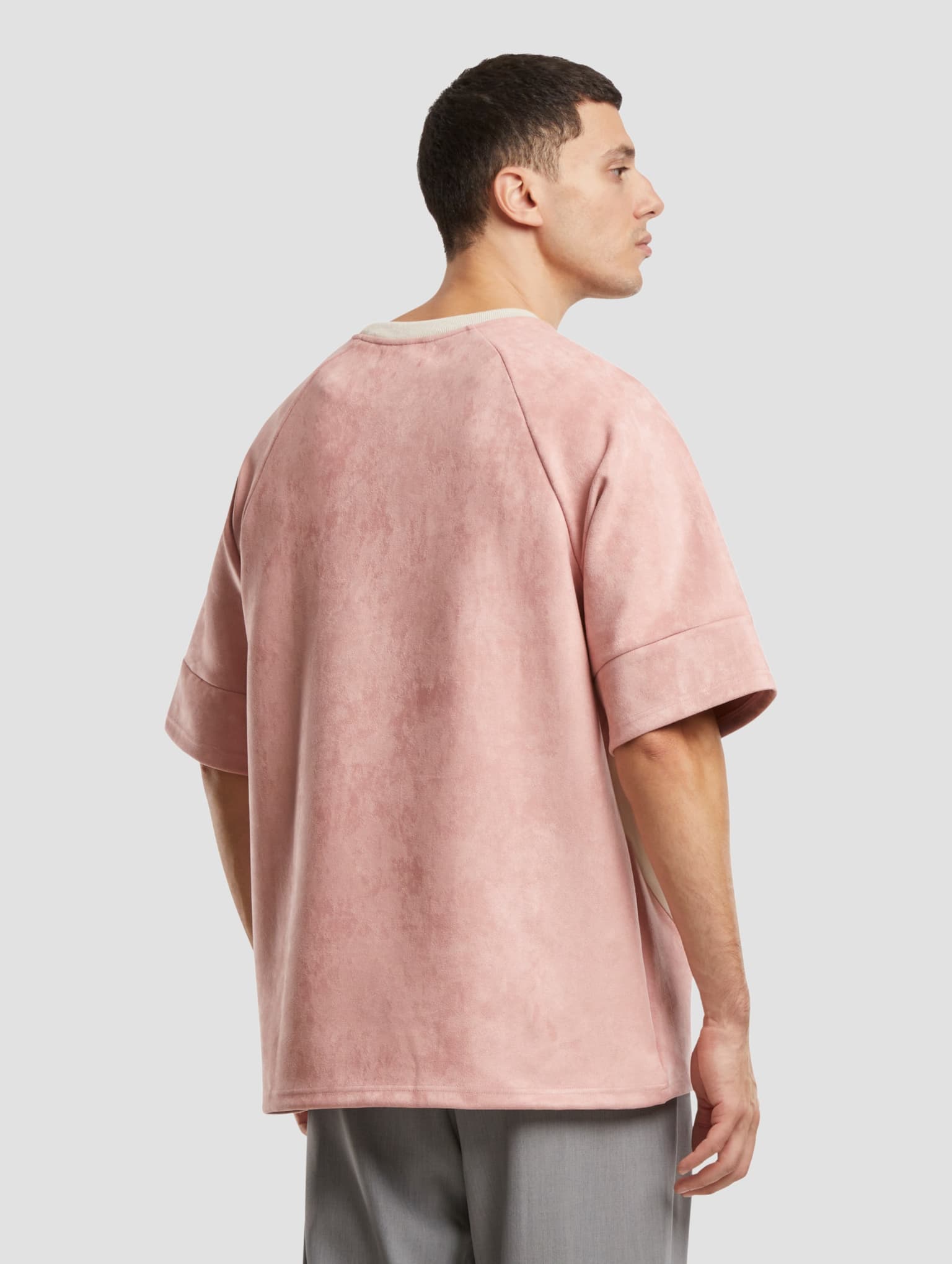 Another Cotton Lab Oversize Raglan Velour Jersey – Bild 2