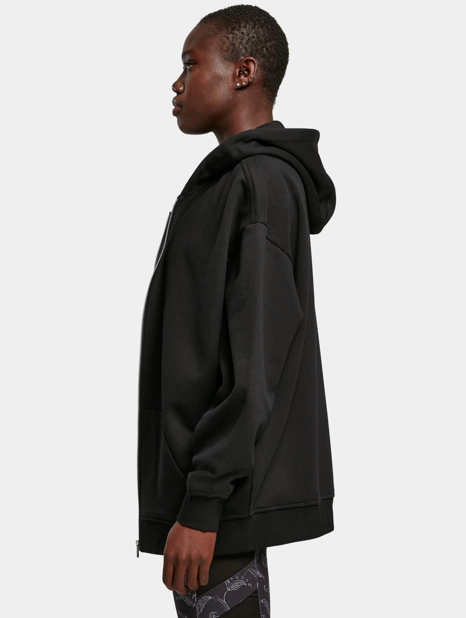 Urban Classics Ladies Oversized Zip Hoody – Bild 3