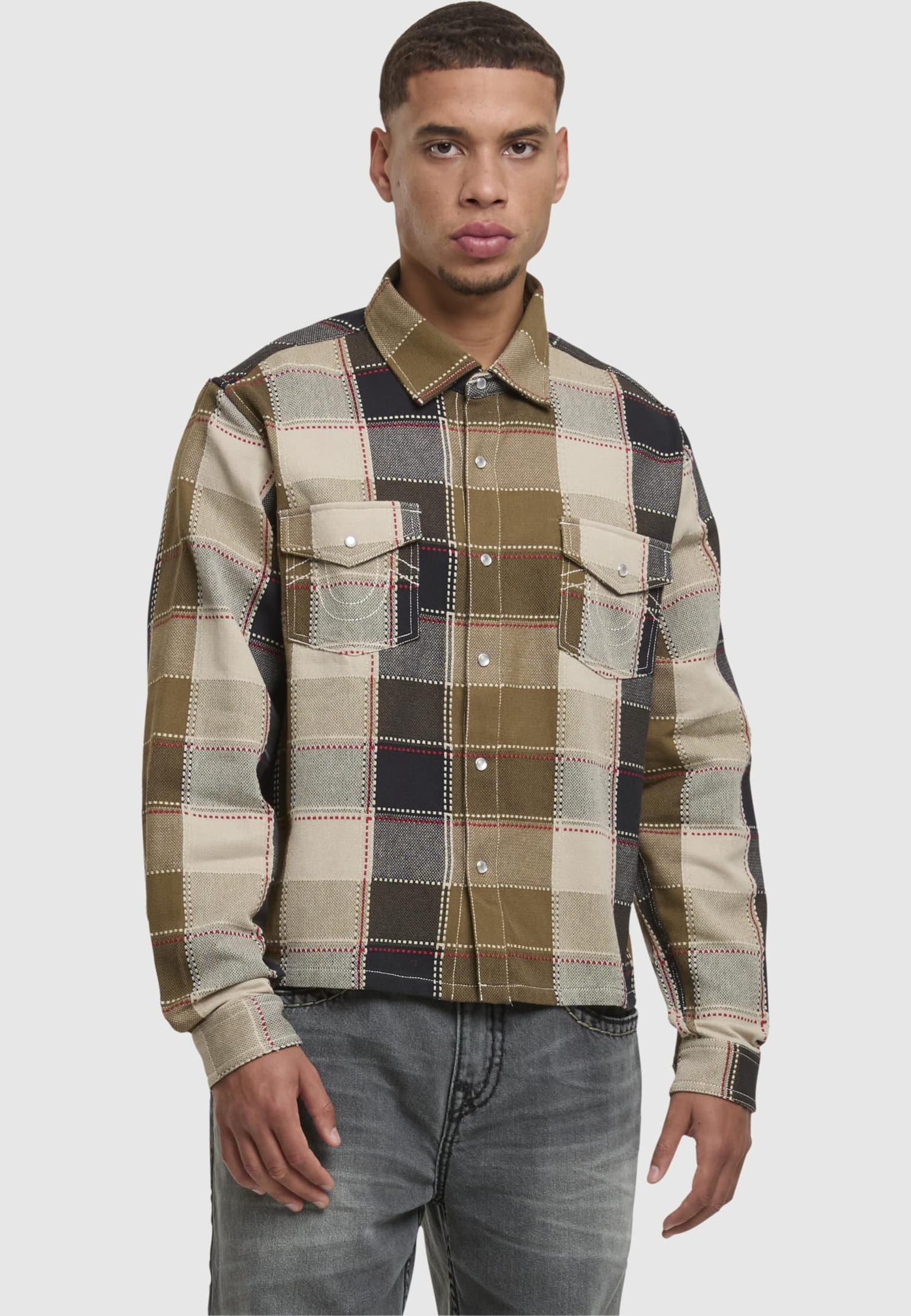 True Religion BIG T WSTRN SHIRT STRAIGHT HEM