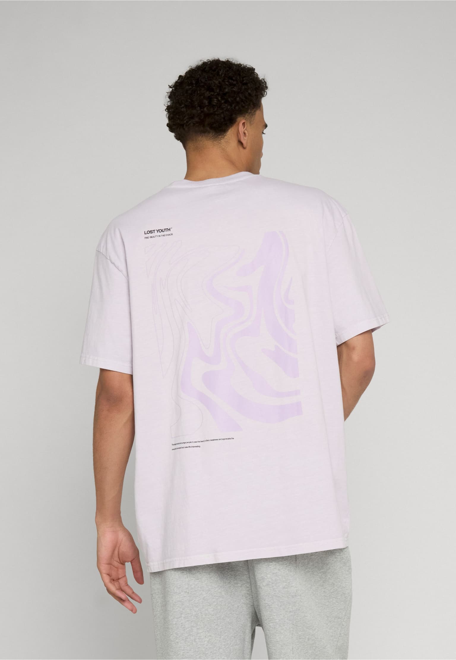 Lost Youth LY ACID WASHED TEE - CHAOS