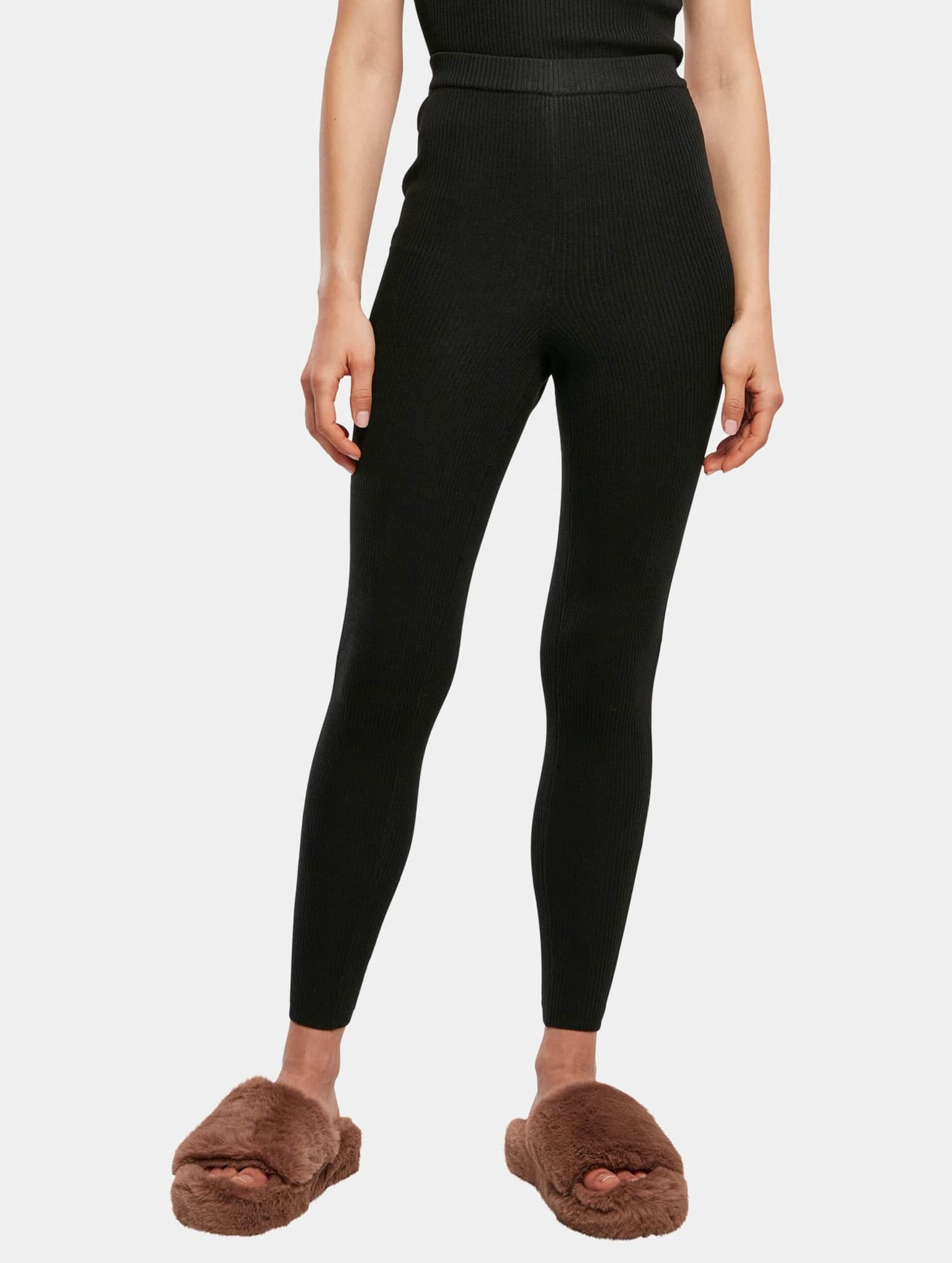 Urban Classics Ladies Rib Knit Leggings – Bild 3