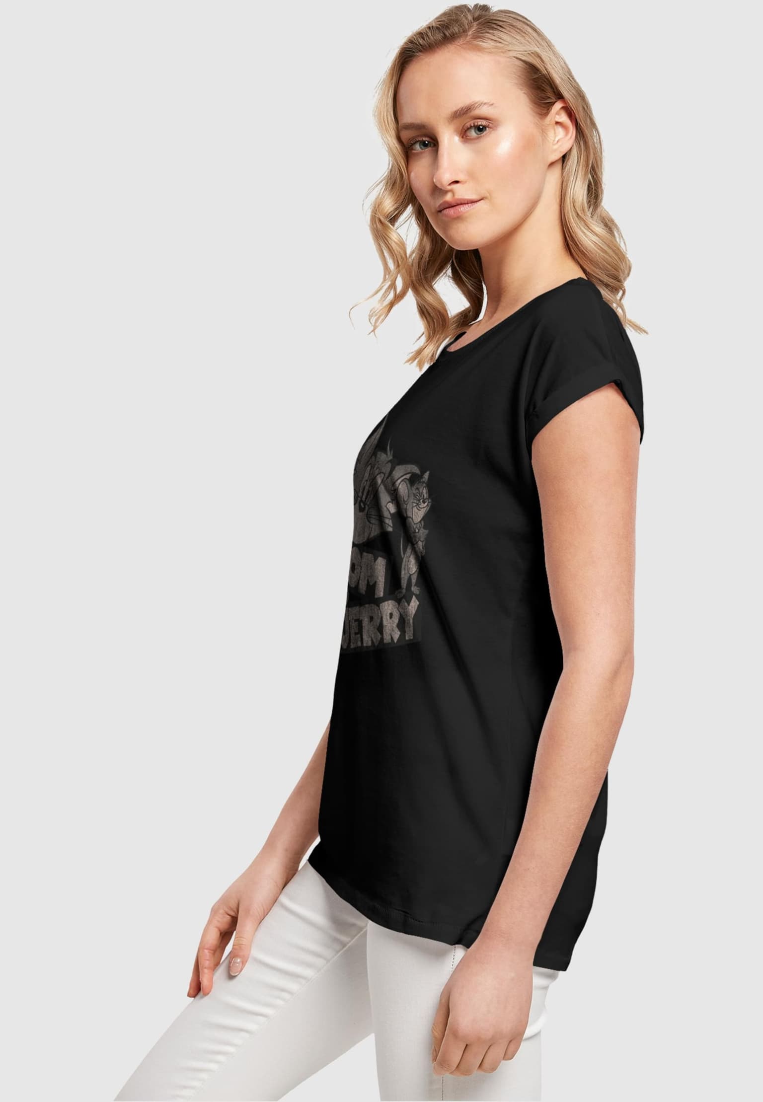 Absolute Cult Ladies Tom and Jerry - Cartoon T-Shirt – Bild 3