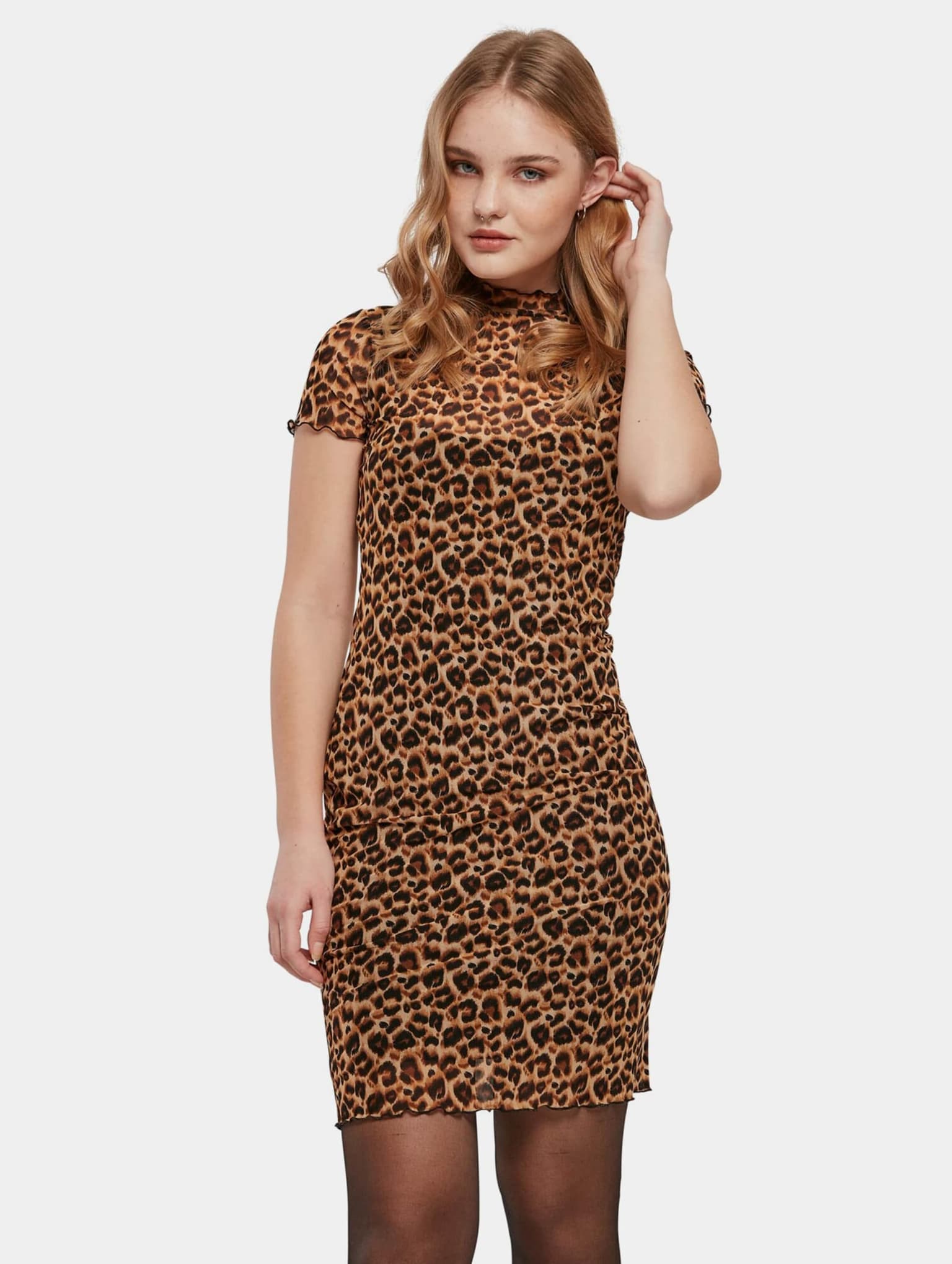 Urban Classics Ladies Mesh Double Layer Dress