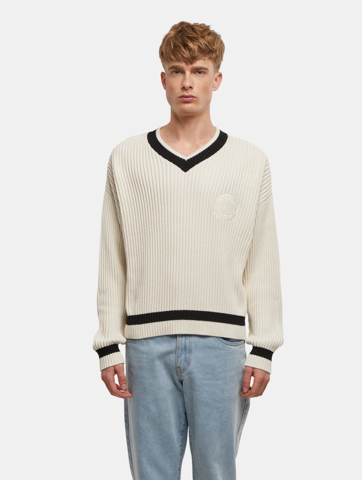 PEGADOR Oaklake V-Neck Knit Sweater – Bild 3