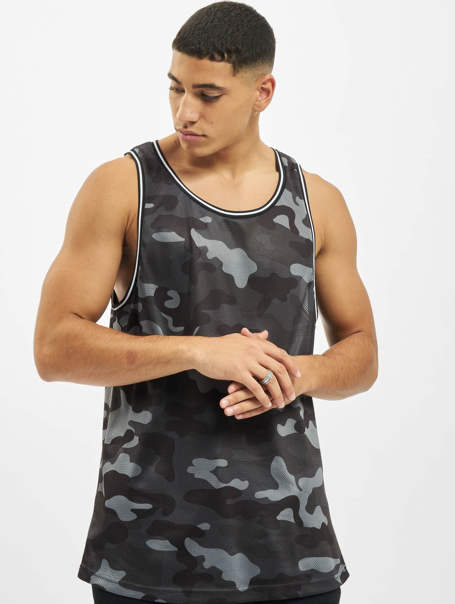 Urban Classics Camo Mesh Tanktop