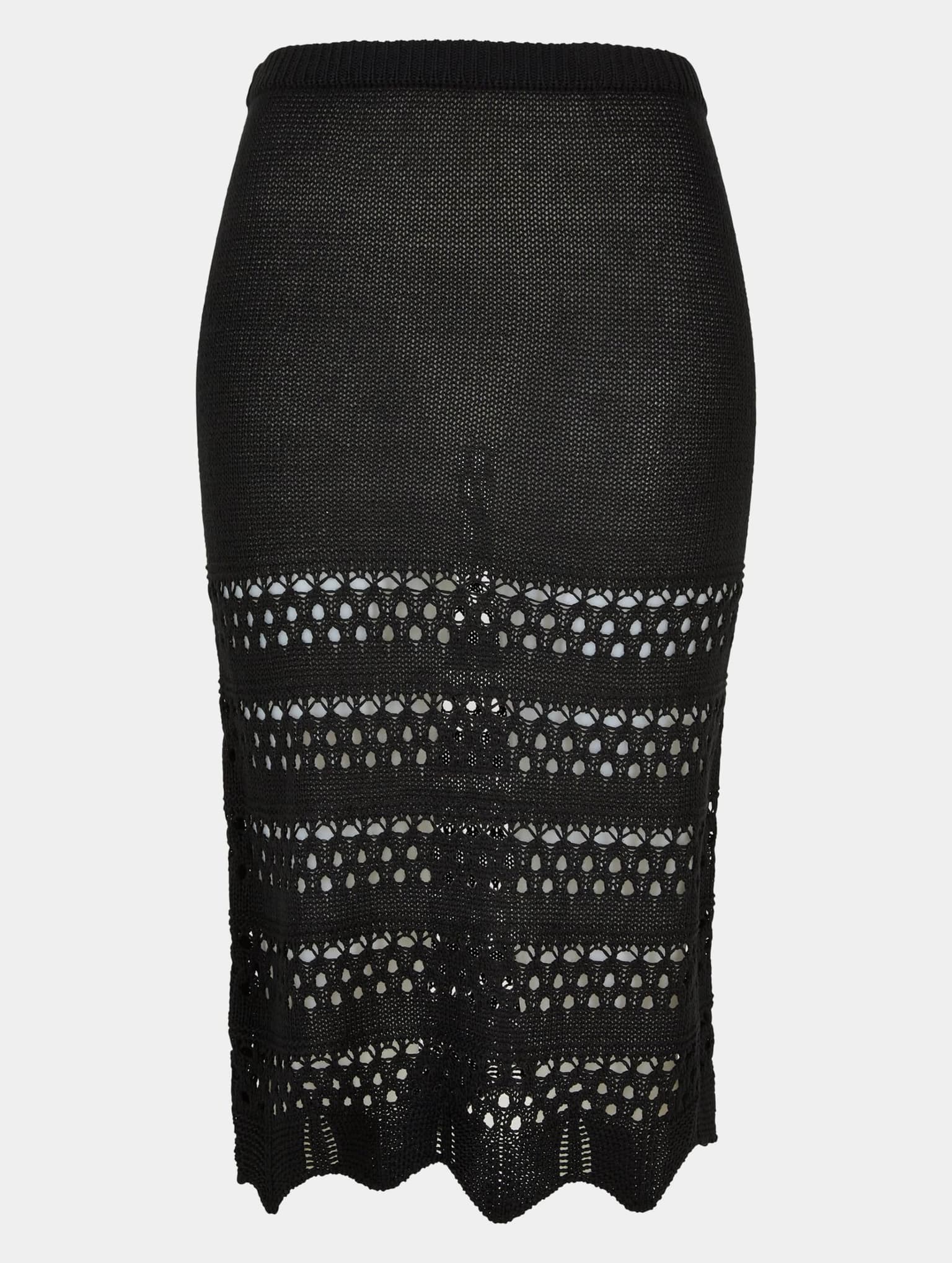 Urban Classics Ladies 3/4 Crochet Knit Skirt – Bild 4