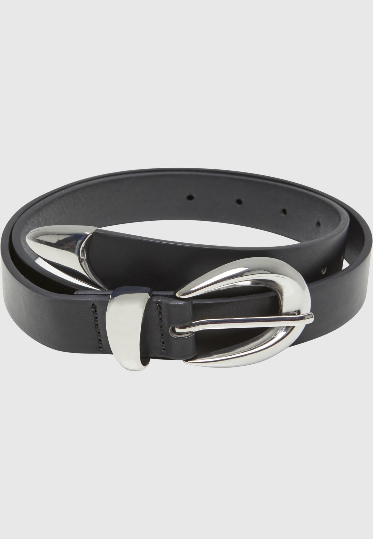 Urban Classics Chunky Buckle Loop Synthetic Leather Belt