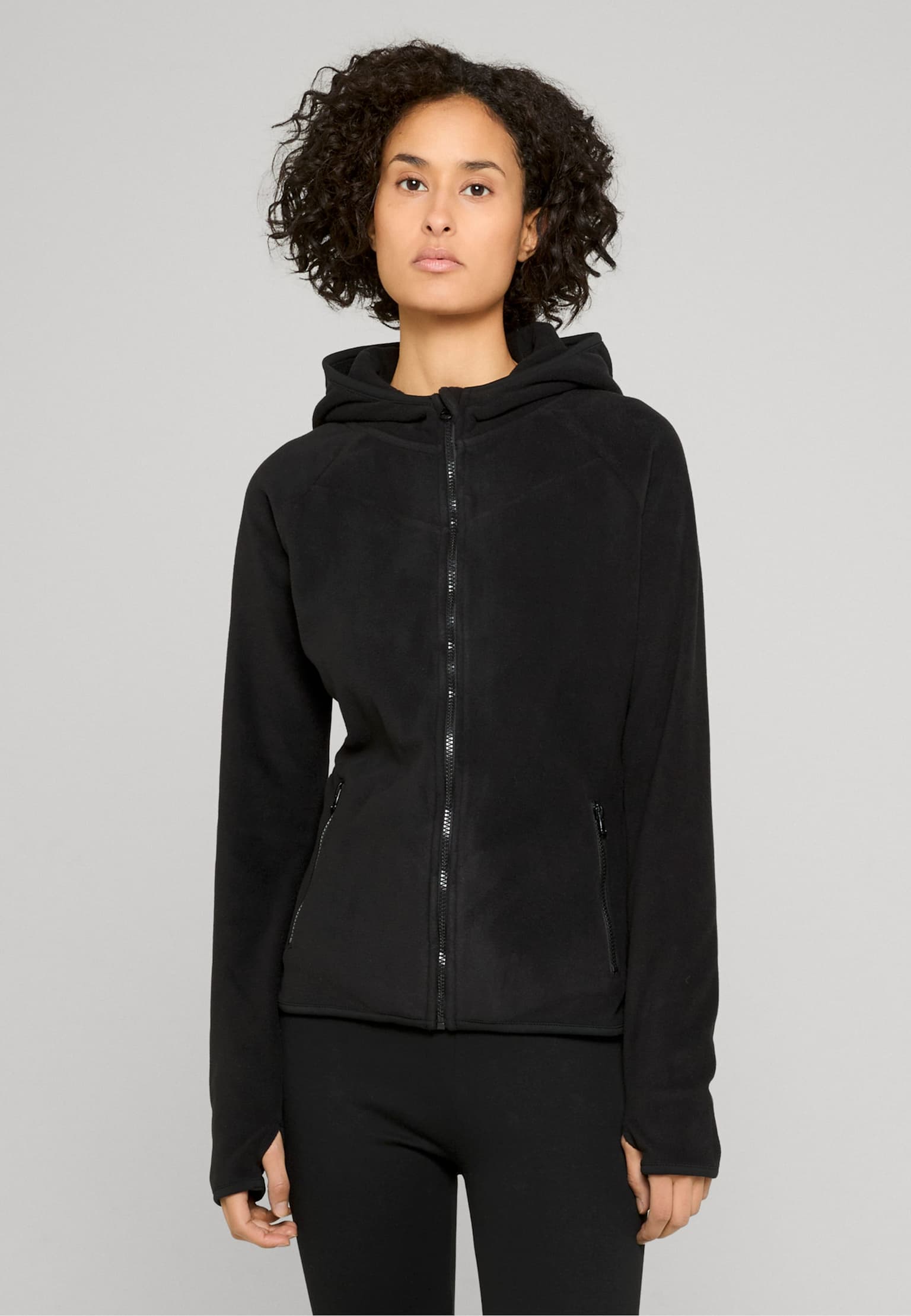 Urban Classics Ladies Polar Fleece Zip Hoody