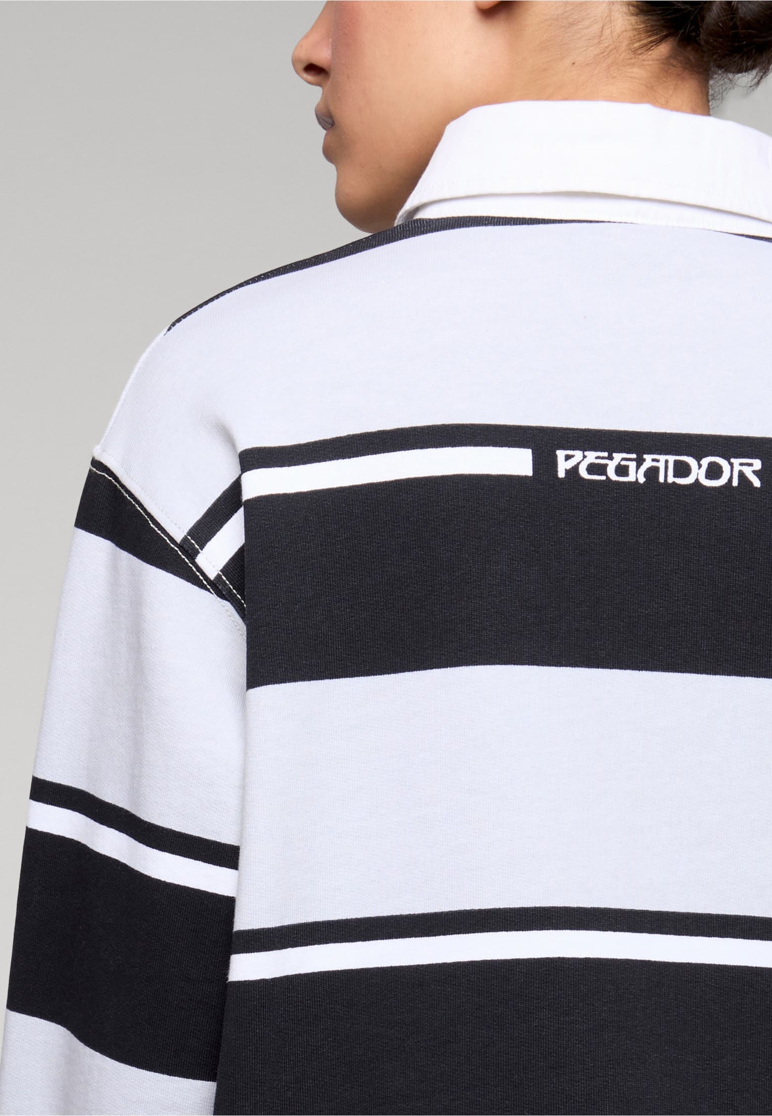 PEGADOR Morella Striped Polo Sweater – Bild 4